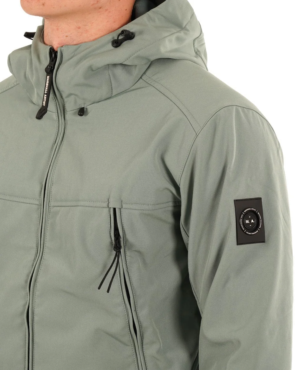 Marshall Artist Softshell Jacket Oxide Green - Image 2