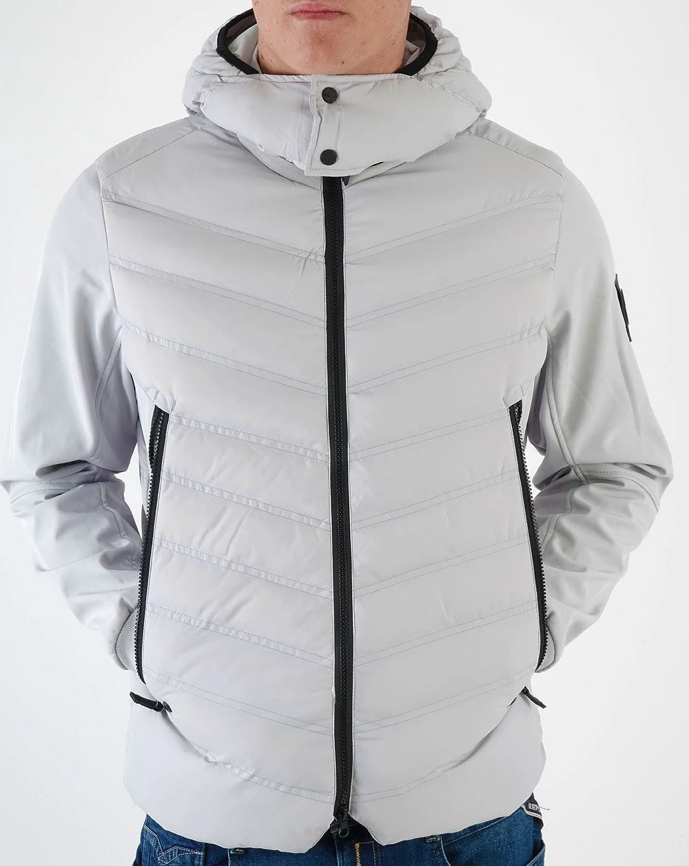 Marshall Artist Takeda Hybrid Jacket Grey - Image 2