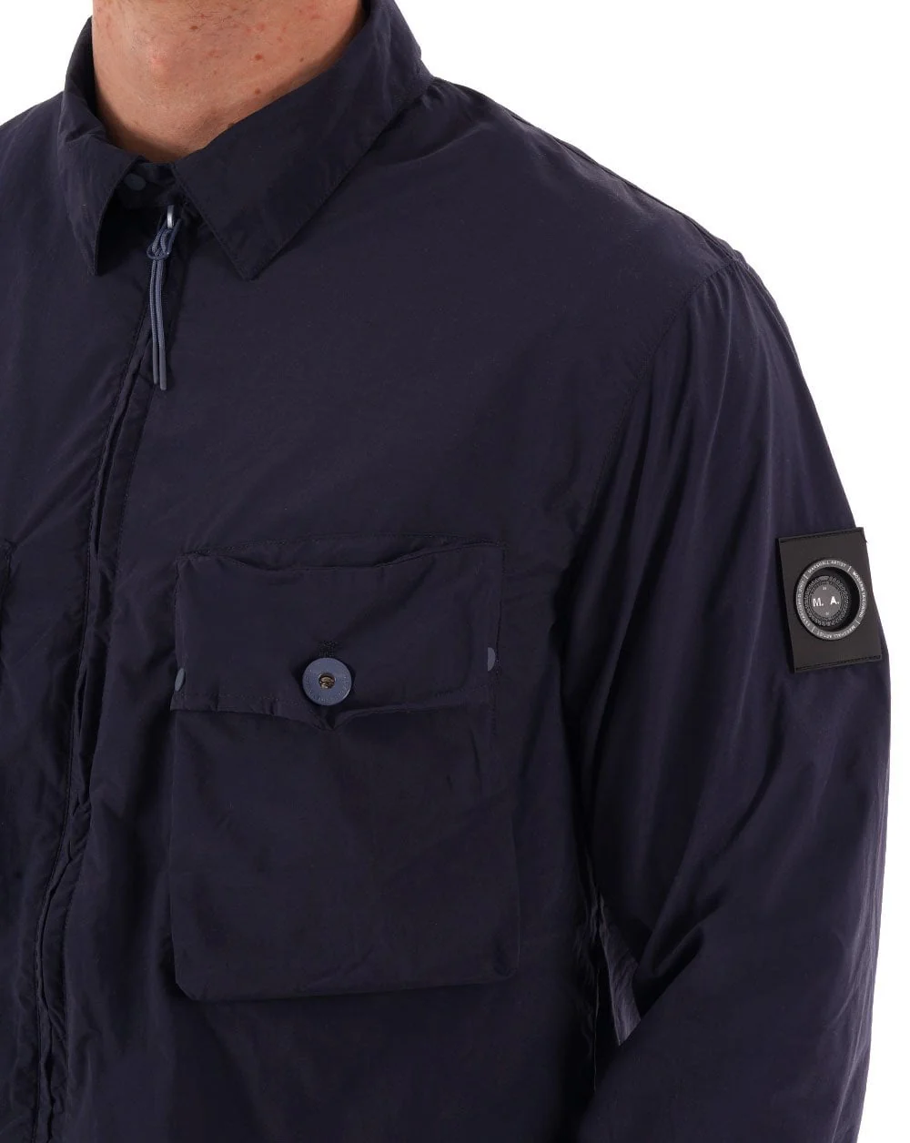 Marshall Artist Tonaro Overshirt Navy - Image 2