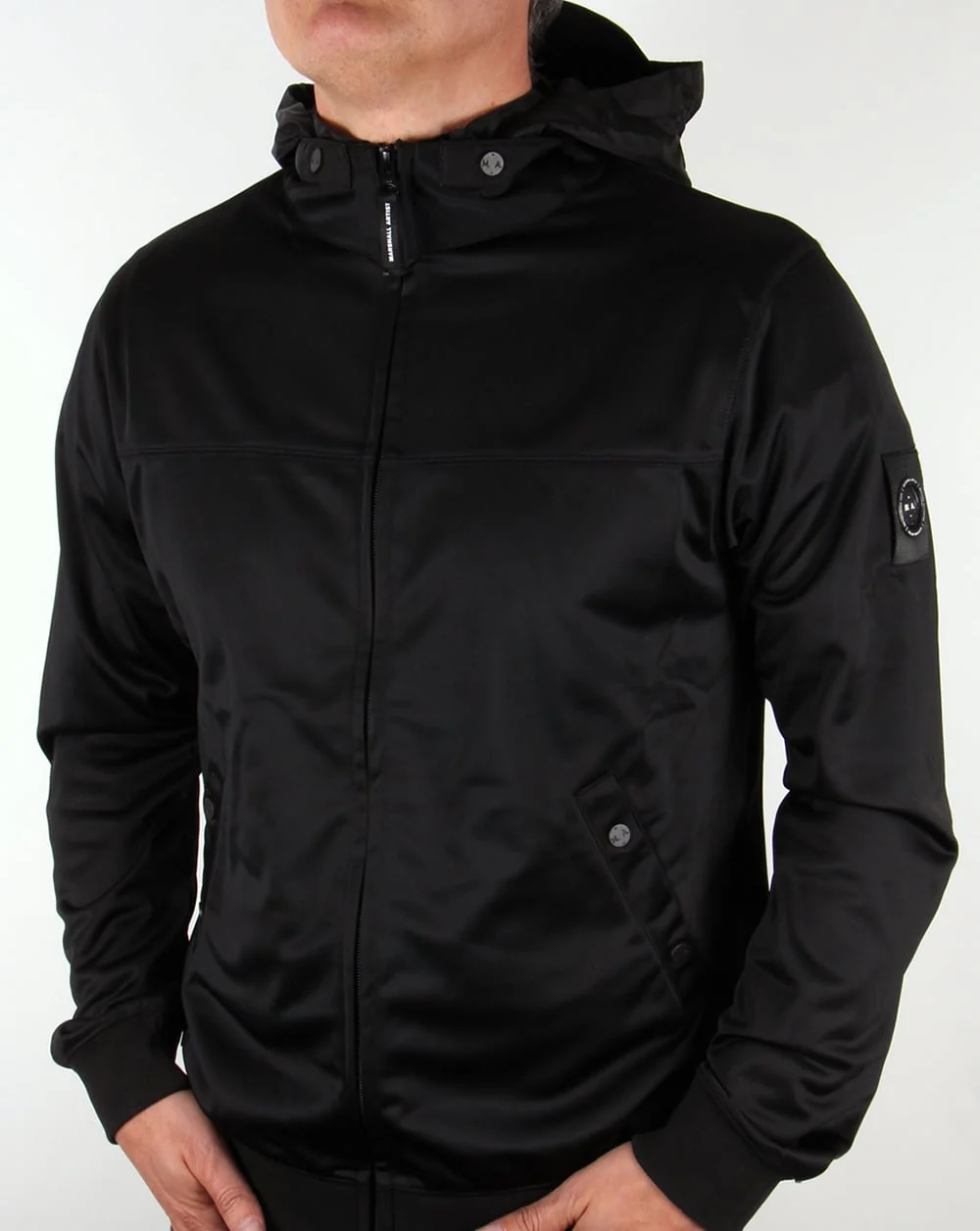 Marshall Artist Tricot Track Top Black - Image 4