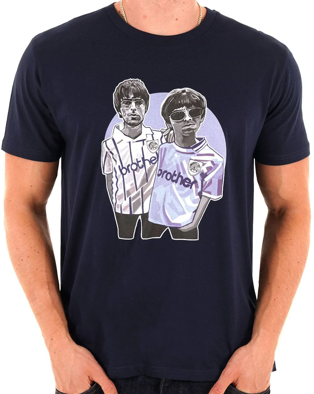 MINTY Brothers T-shirt Navy