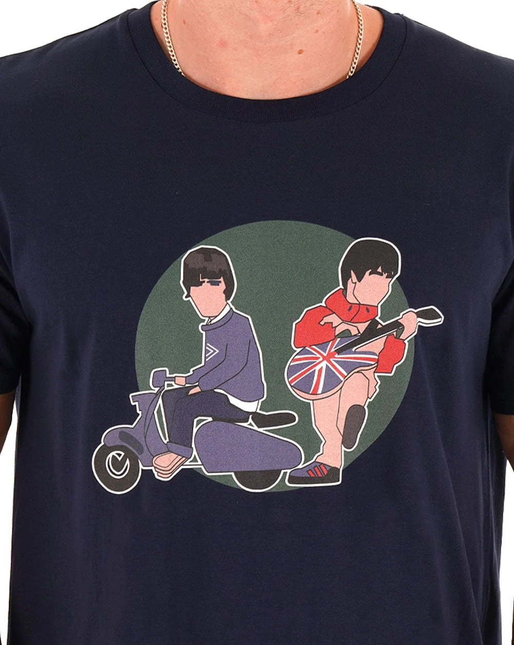 MINTY Rock & Roll Stars T-shirt Navy - Image 2