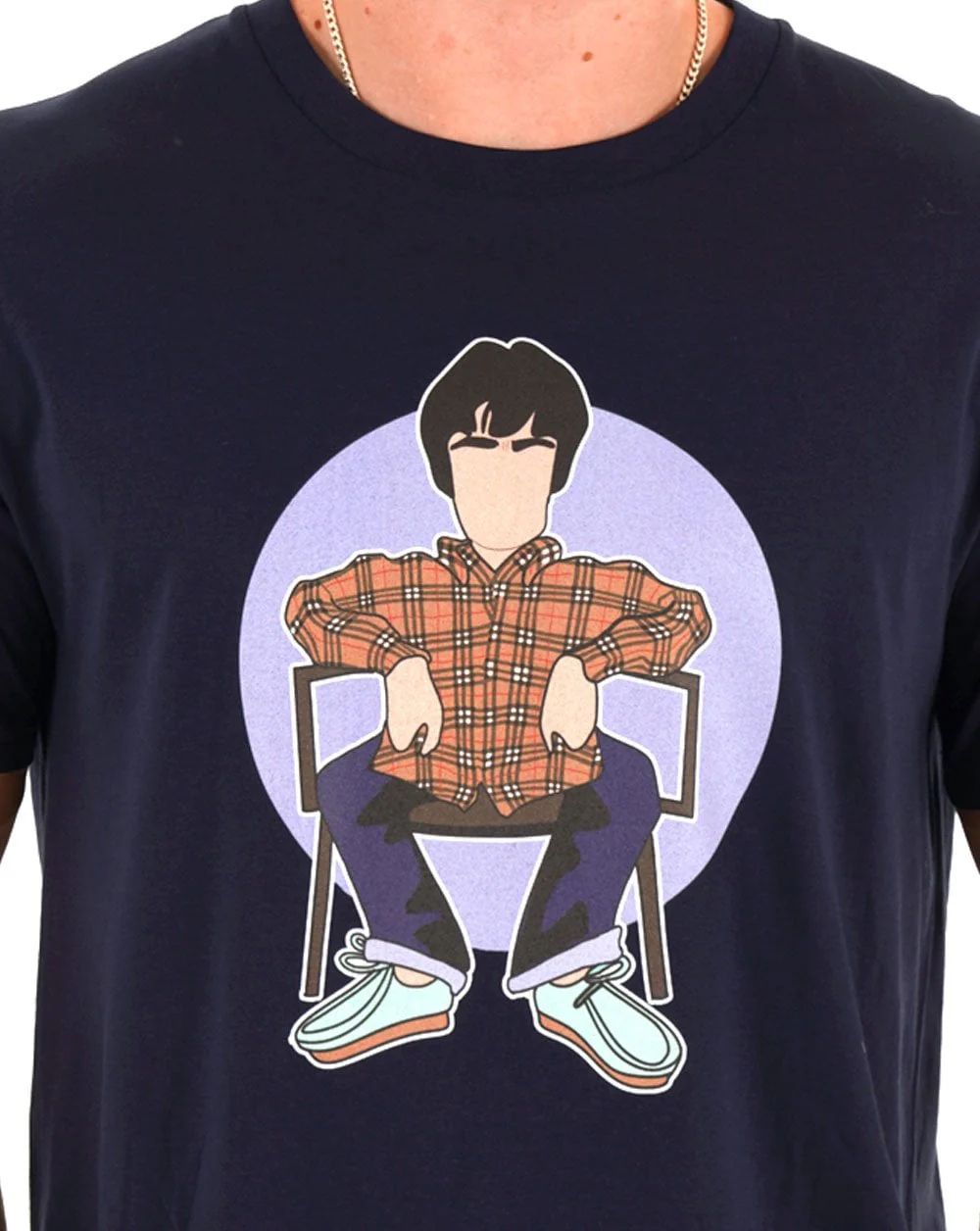 MINTY Wonderwall T-shirt Navy - Image 2