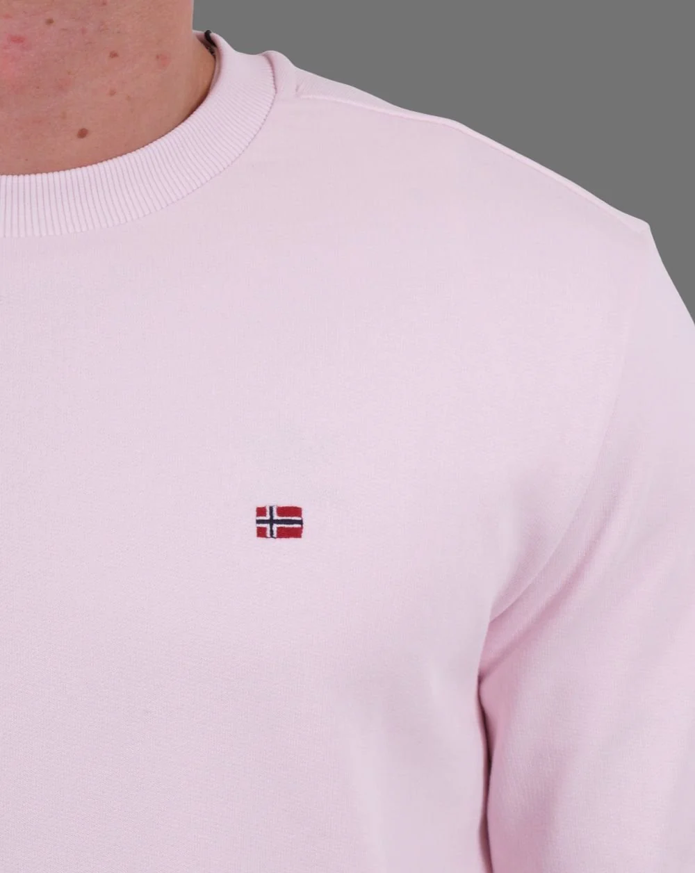 Napapijri Balis Crew Neck Sweatshirt Light Pink - Image 2