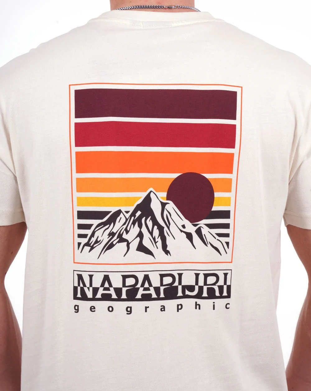Napapijri Bolivar T Shirt Beige - Image 3