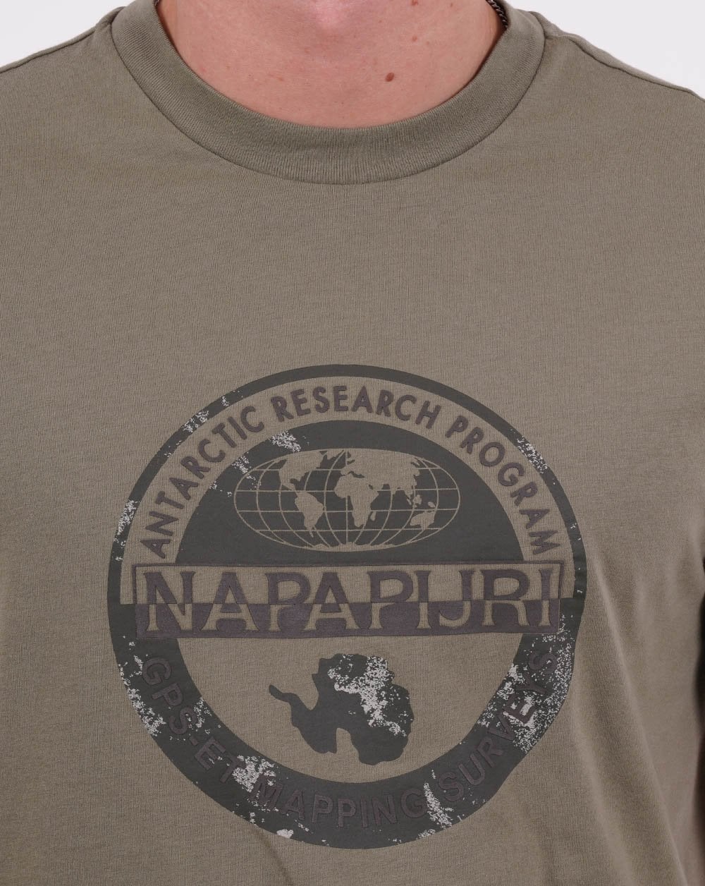 Napapijri Bollo T Shirt Green - Image 2