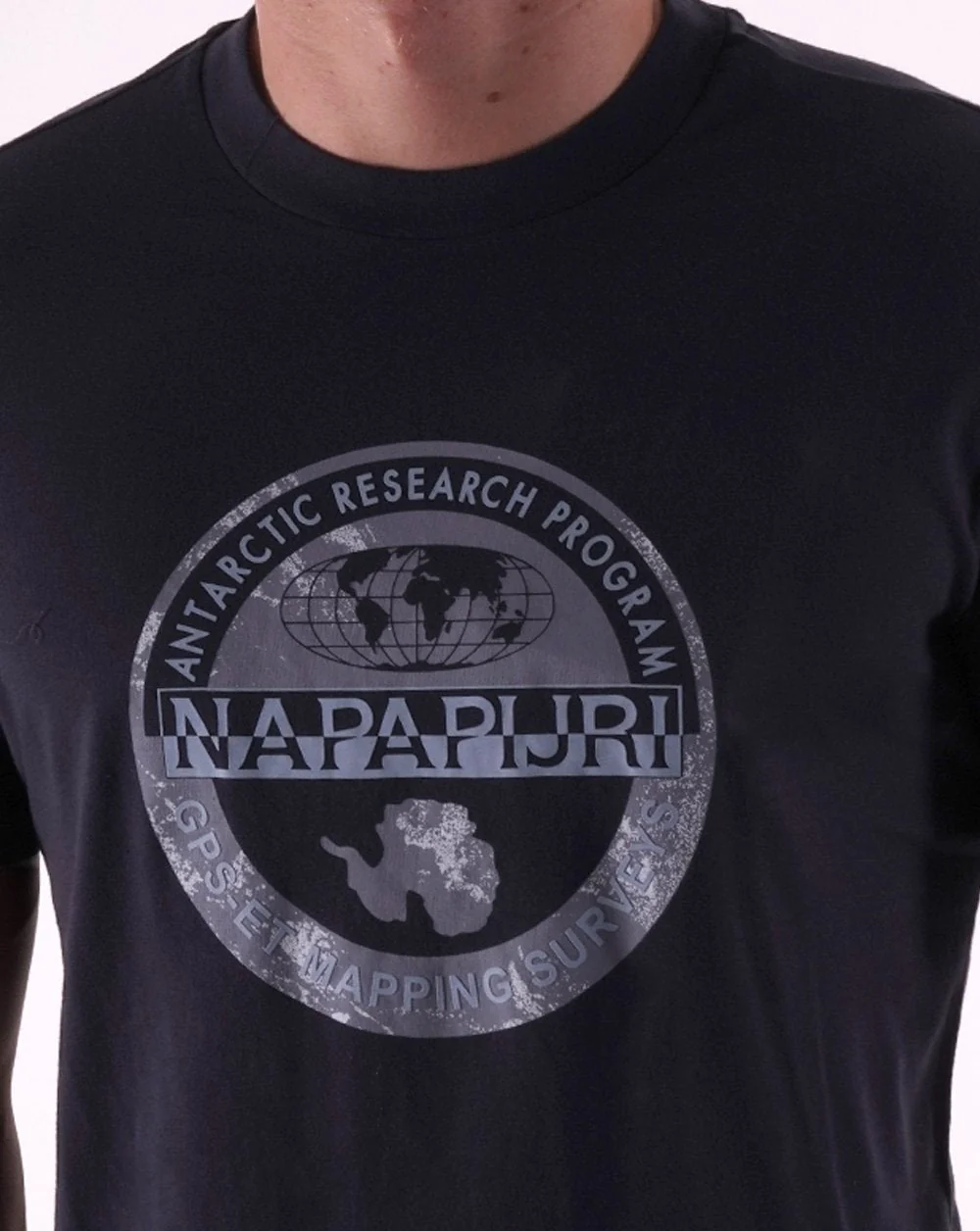 Napapijri Bollo T Shirt Navy Blue - Image 2