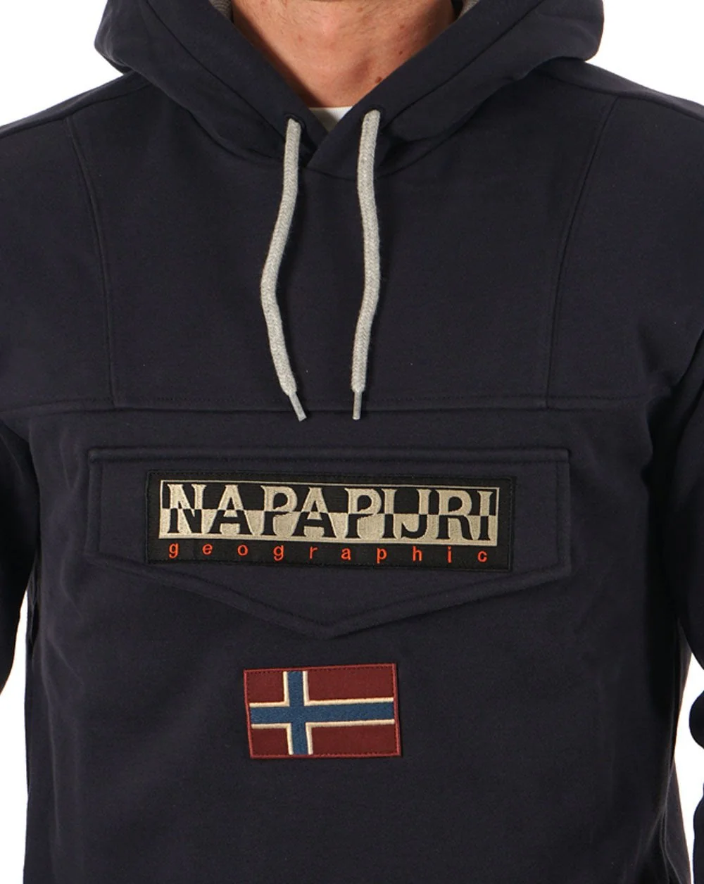 Napapijri Burgee Winter Hoody Navy Blue - Image 2