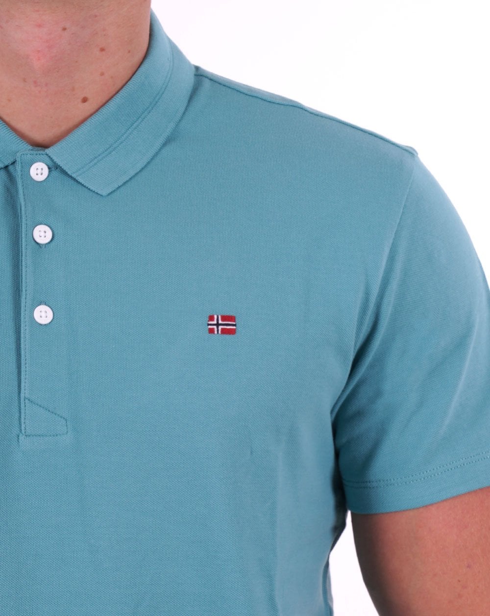 Napapijri Ealis Polo Shirt Bristol Blue - Image 2