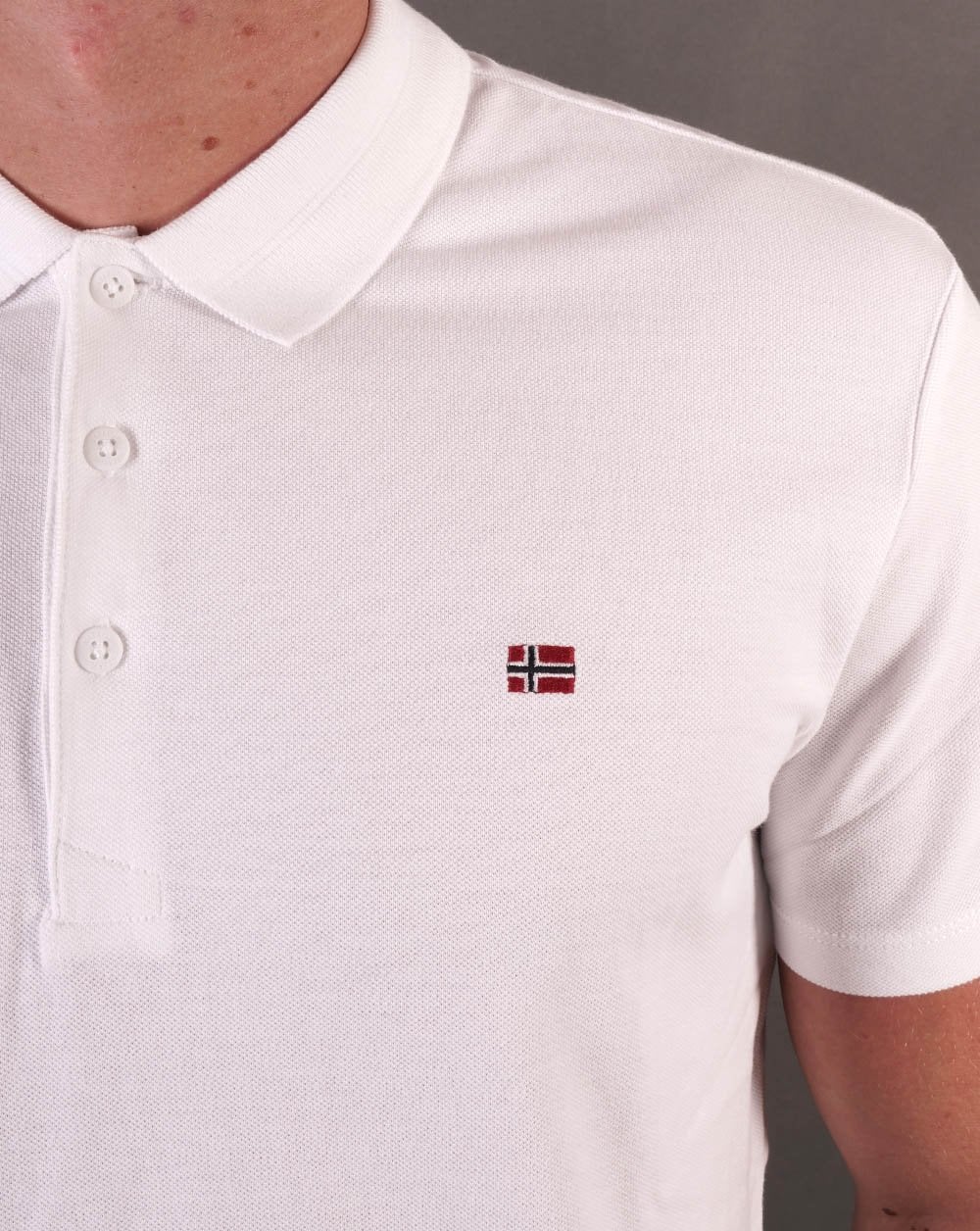 Napapijri Ealis Polo Shirt White - Image 2