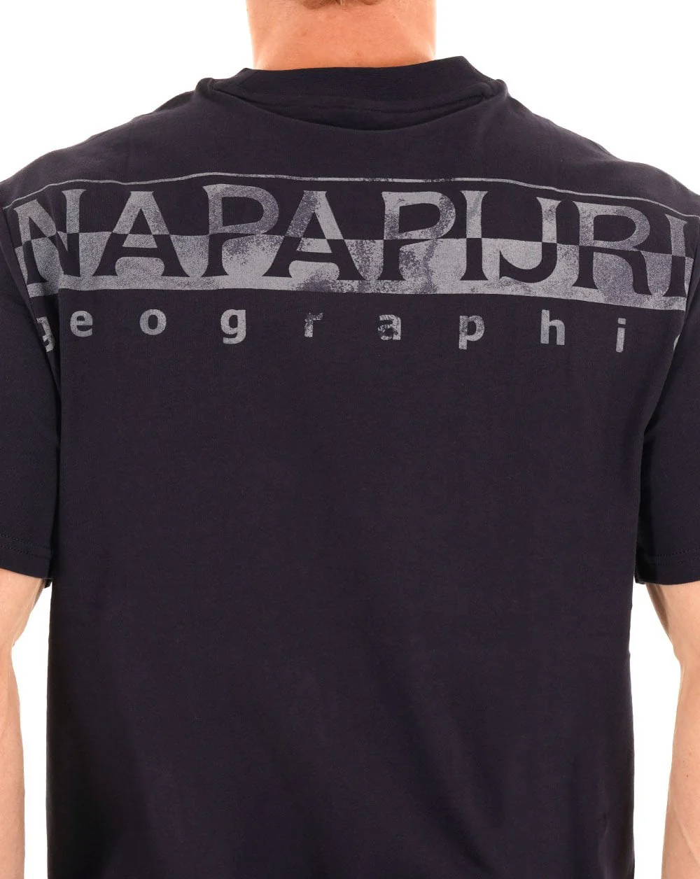 Napapijri Fanes T Shirt Navy Blue - Image 2