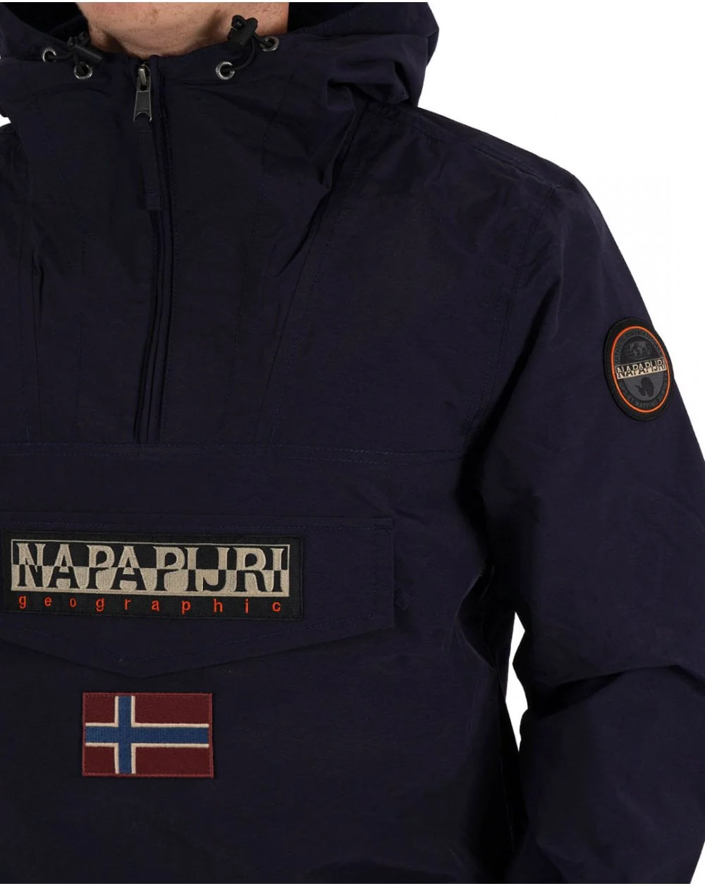 Napapijri Rainforest Summer Jacket Navy Blue - Image 2