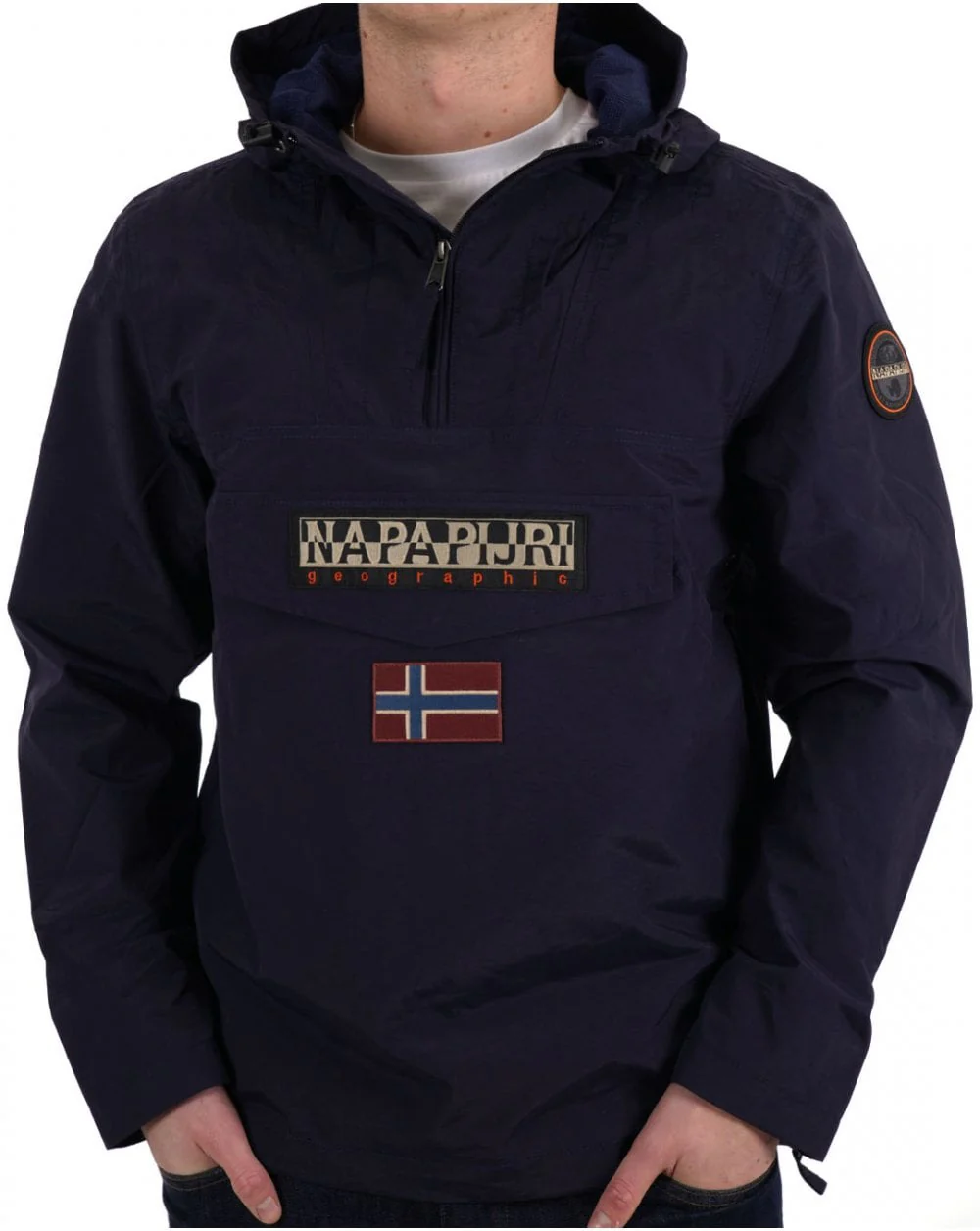 Napapijri Rainforest Summer Jacket Navy Blue - Image 3