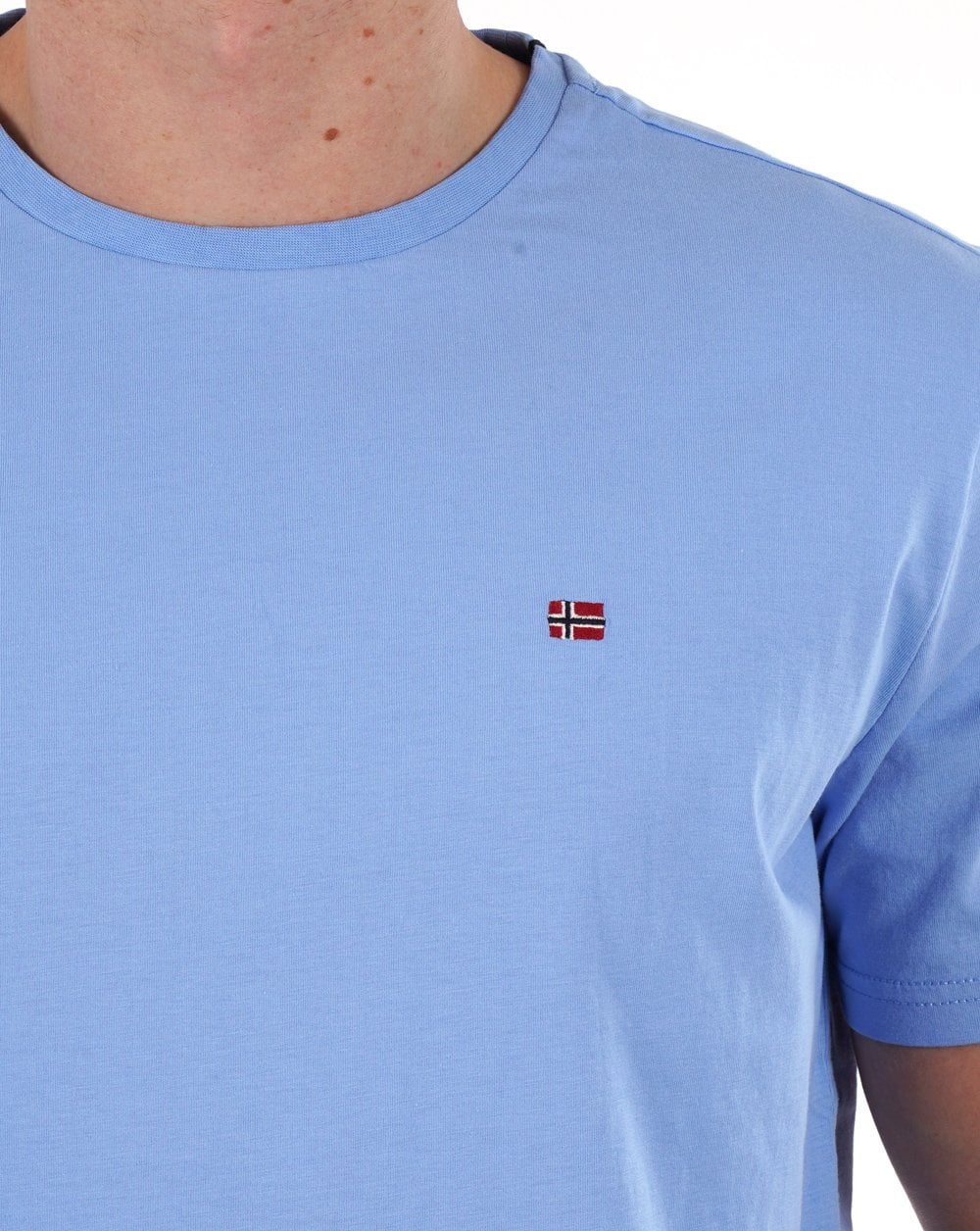 Napapijri Salis T Shirt Blue Flower - Image 2