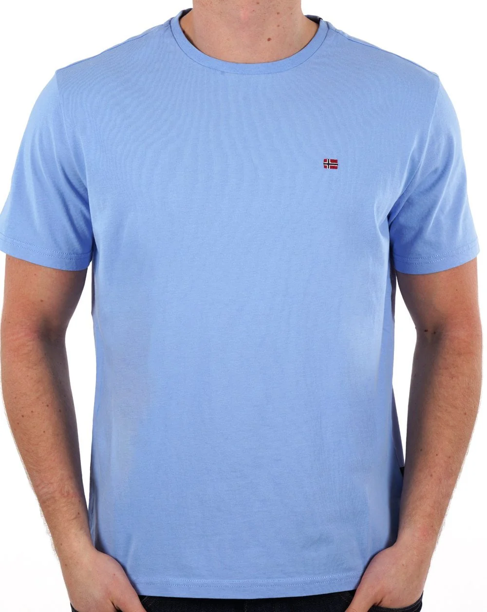 Napapijri Salis T Shirt Blue Flower - Image 3