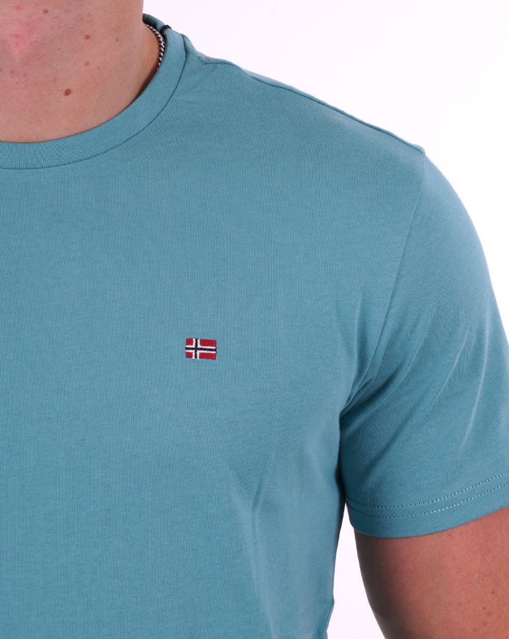 Napapijri Salis T Shirt Bristol Blue - Image 2