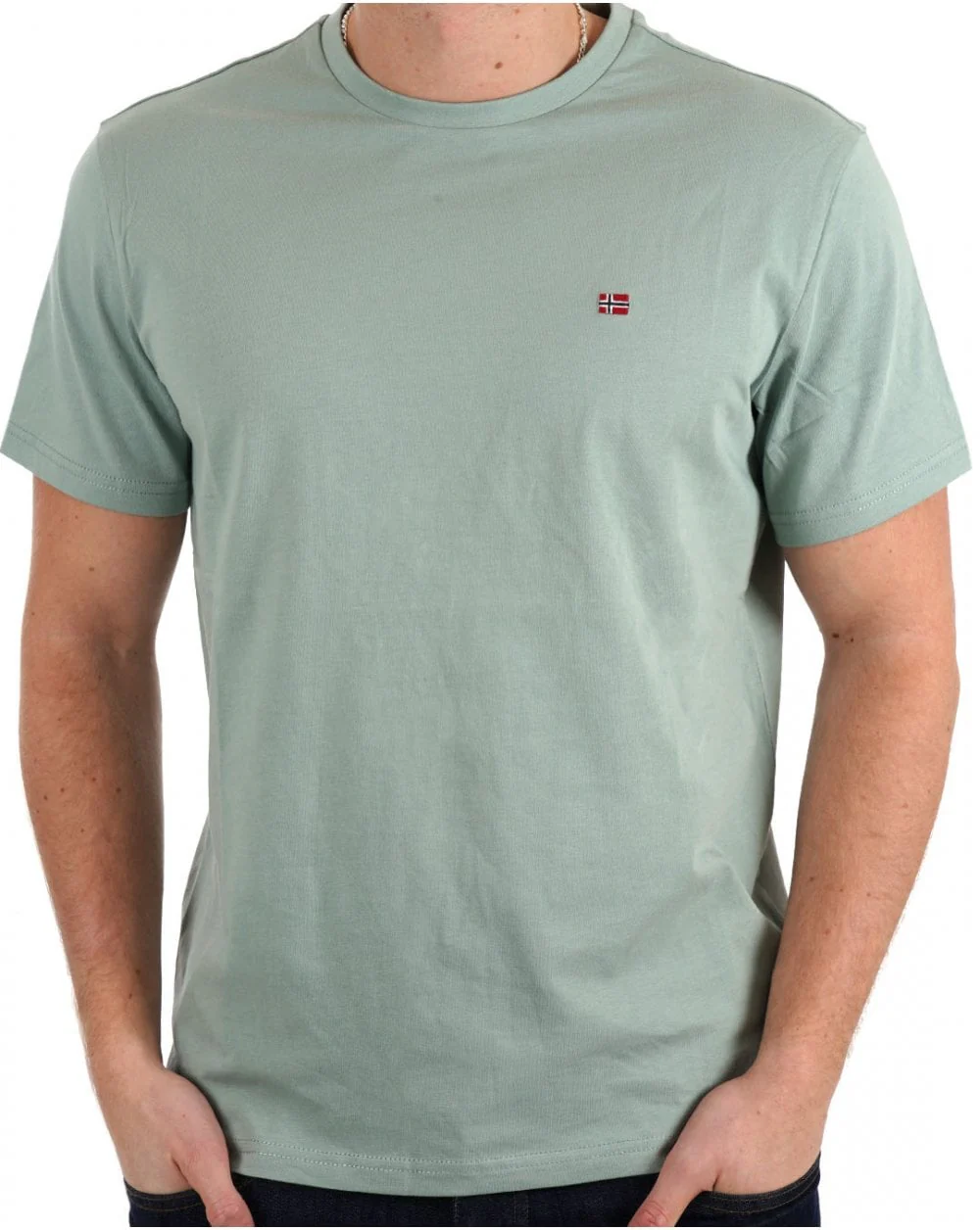 Napapijri Salis T Shirt Green Military