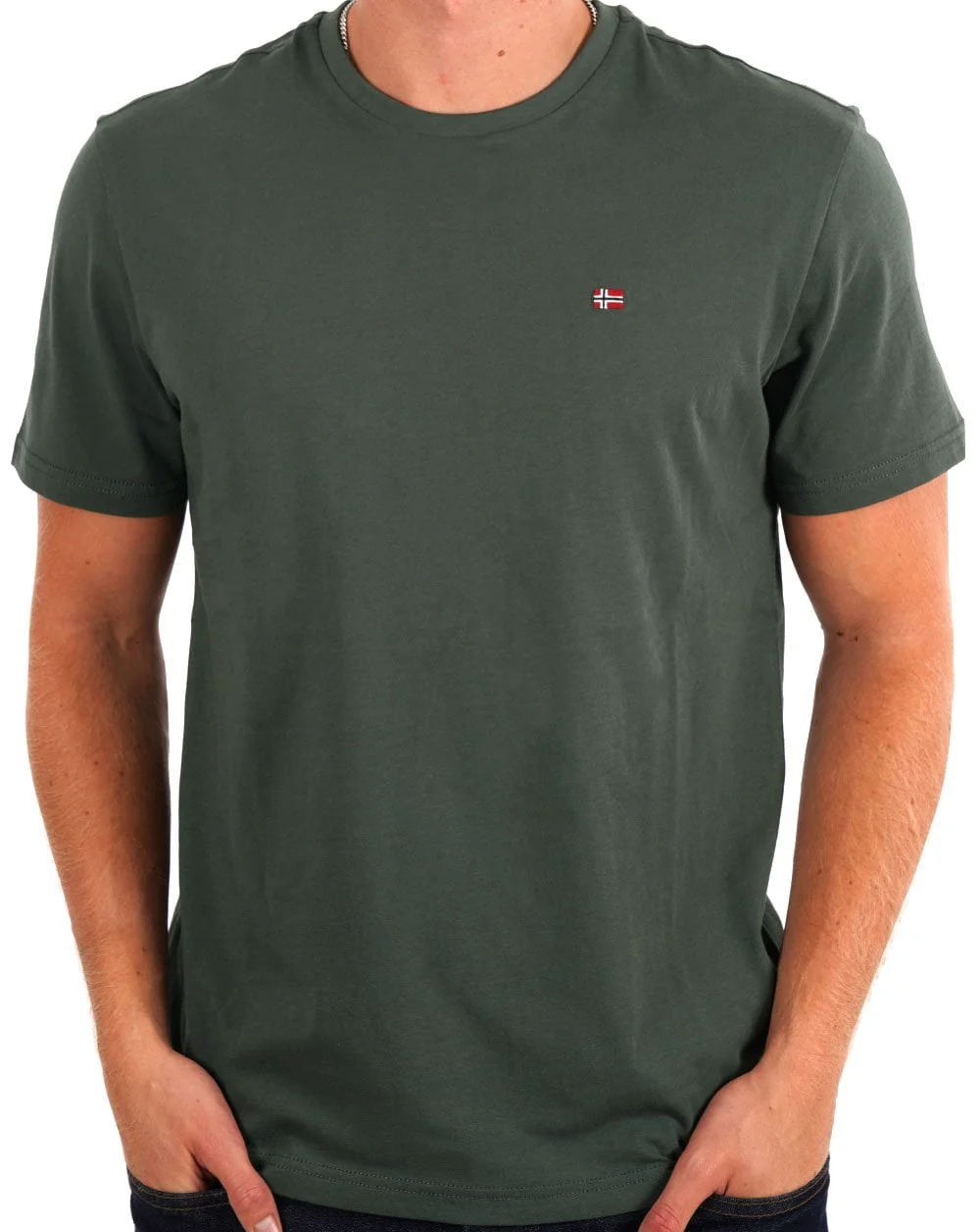 Napapijri Salis T Shirt Green Urban