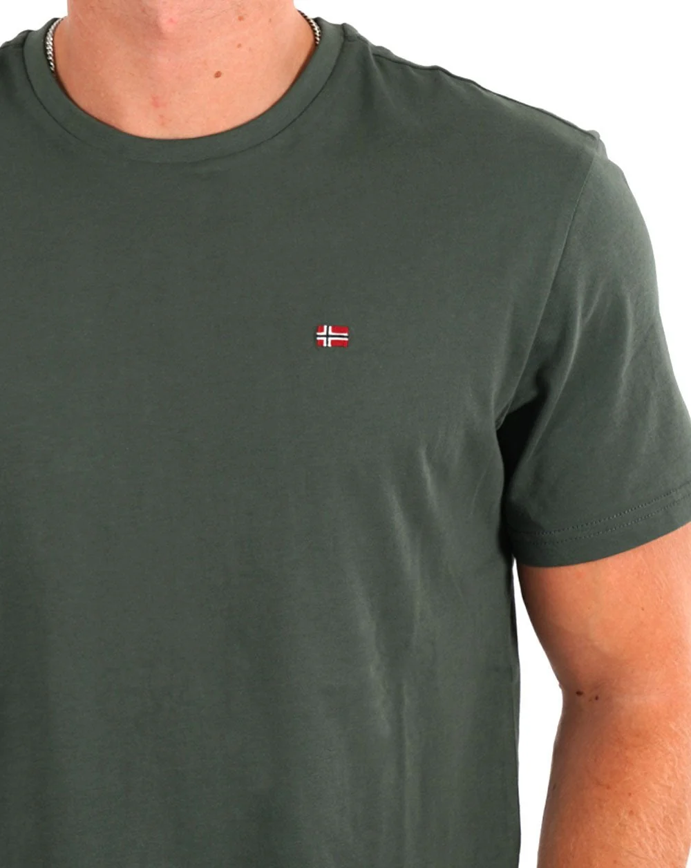 Napapijri Salis T Shirt Green Urban - Image 2