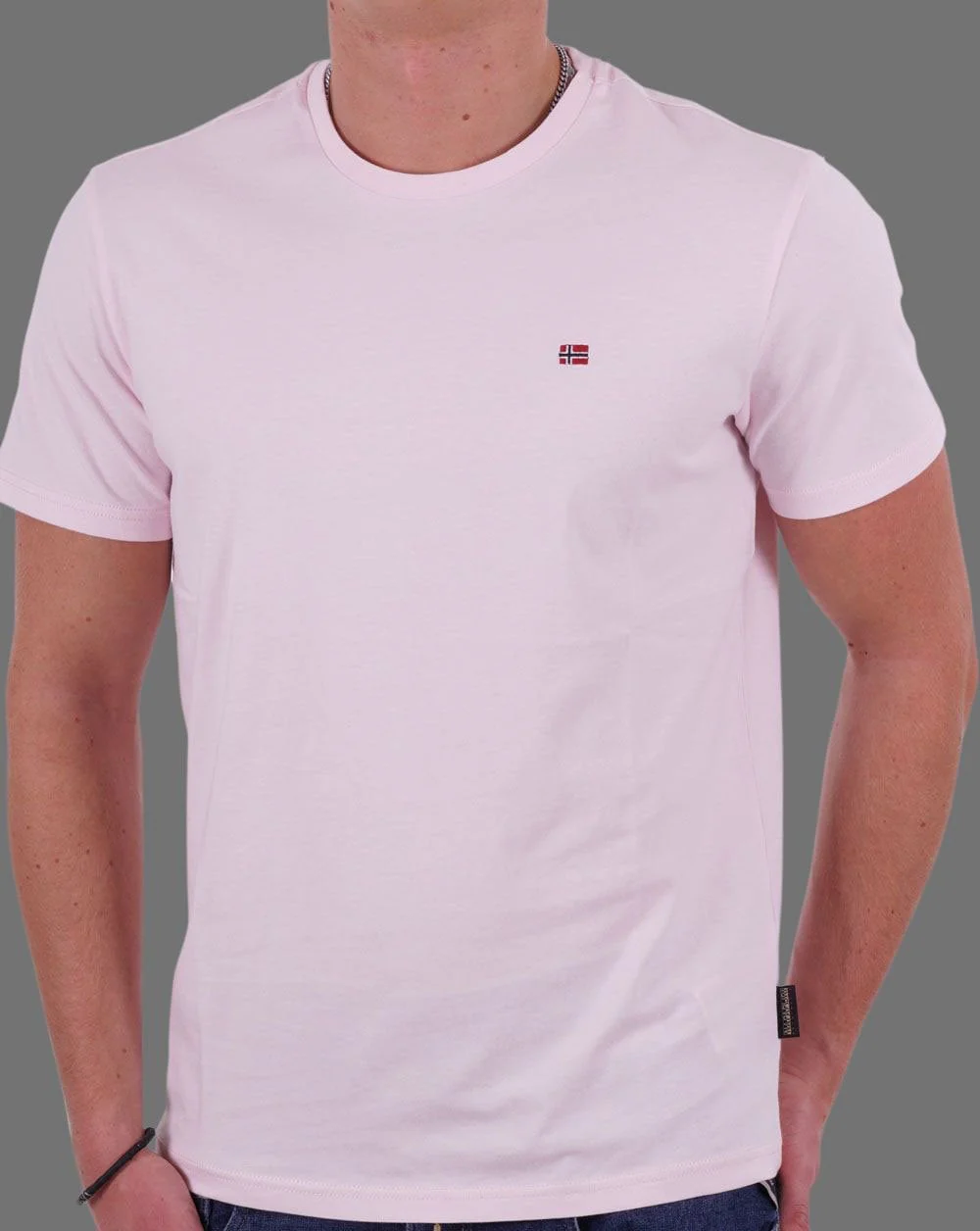 Napapijri Salis T Shirt Light Pink - Image 3