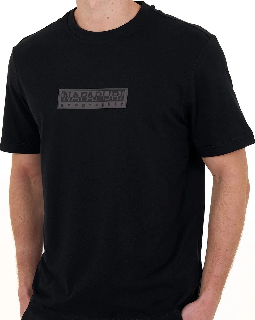 Napapijri Small Box Logo Tee Black - Image 2