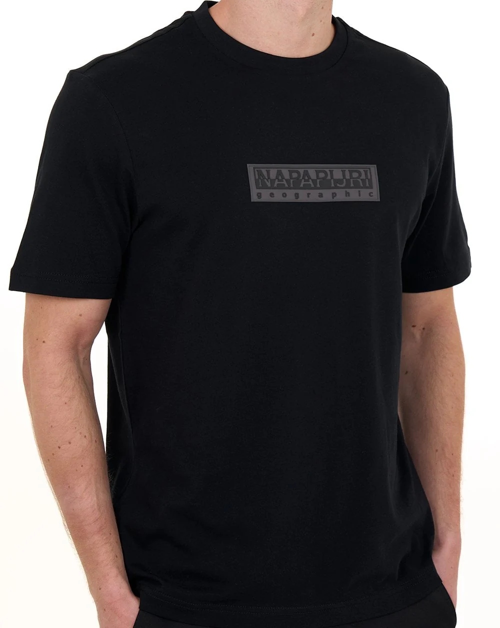 Napapijri Small Box Logo Tee Black - Image 3