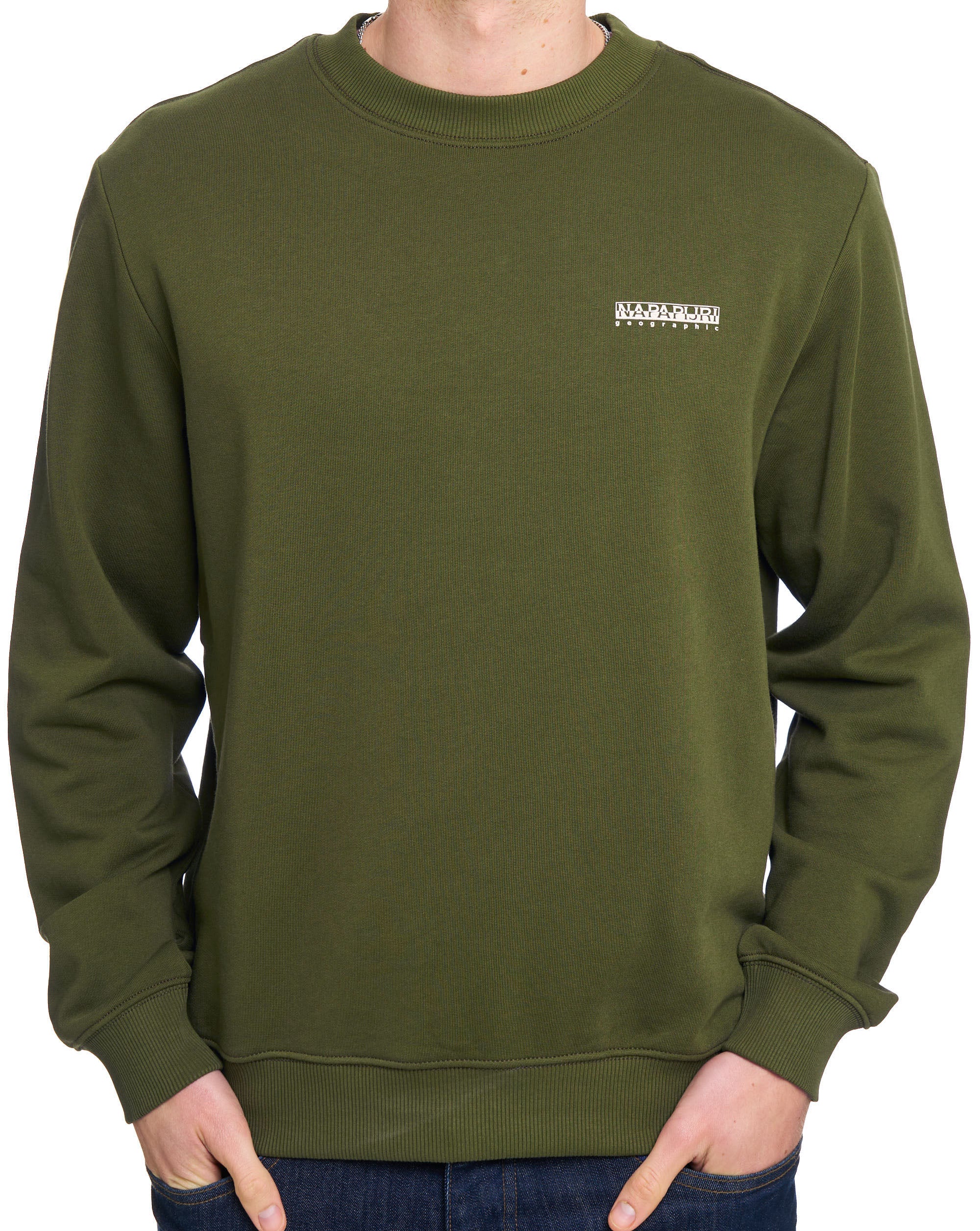 Napapijri Small Box Sweatshirt Dark Olive