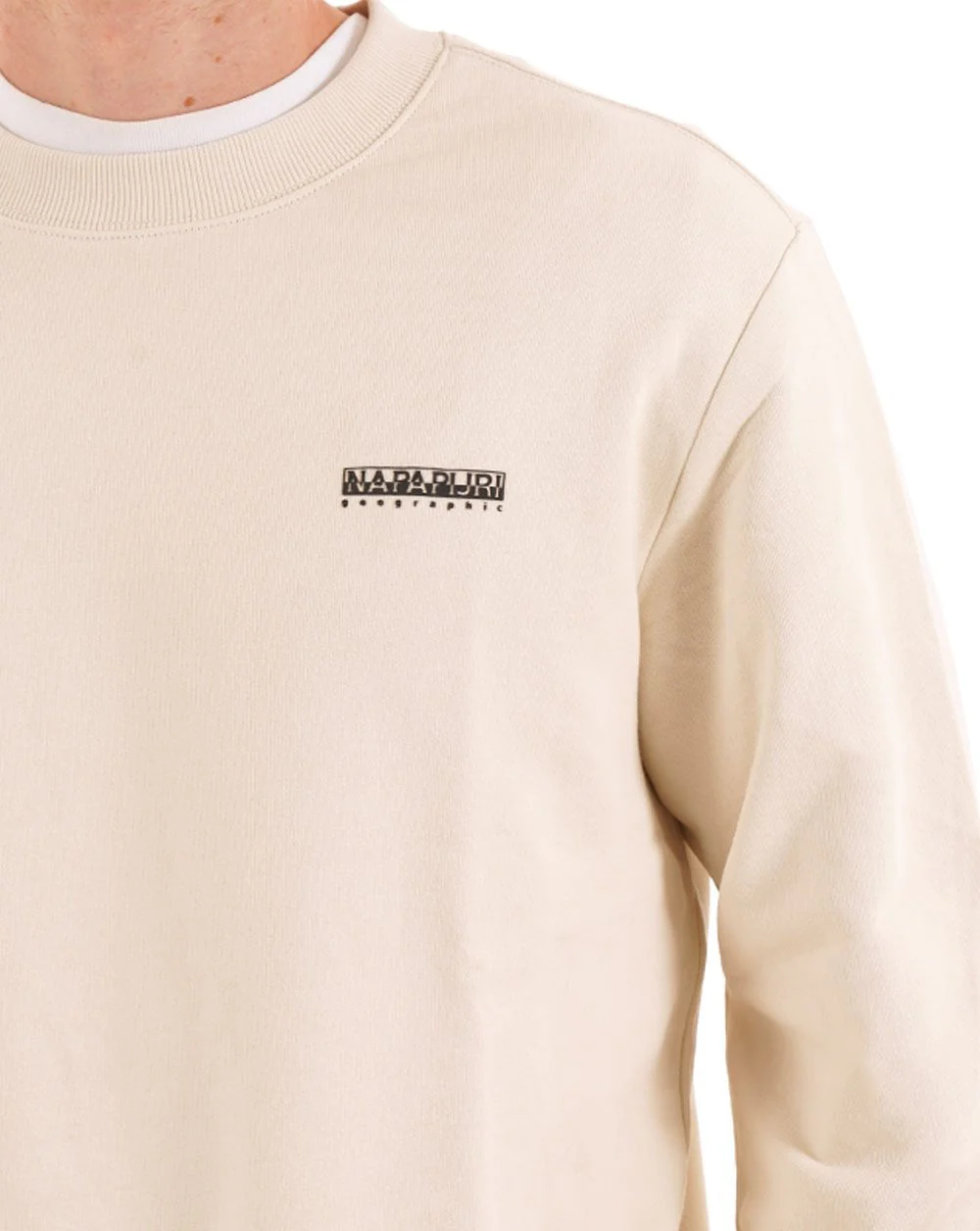 Napapijri Small Box Sweatshirt Sand - Image 2
