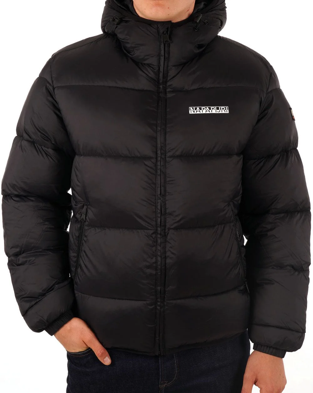 Napapijri Suomi Hooded Puffer Jacket Black