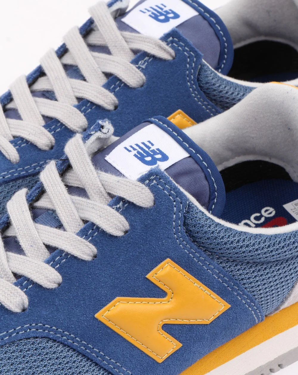 New Balance 100 Trainers Blue/Yellow - Image 4