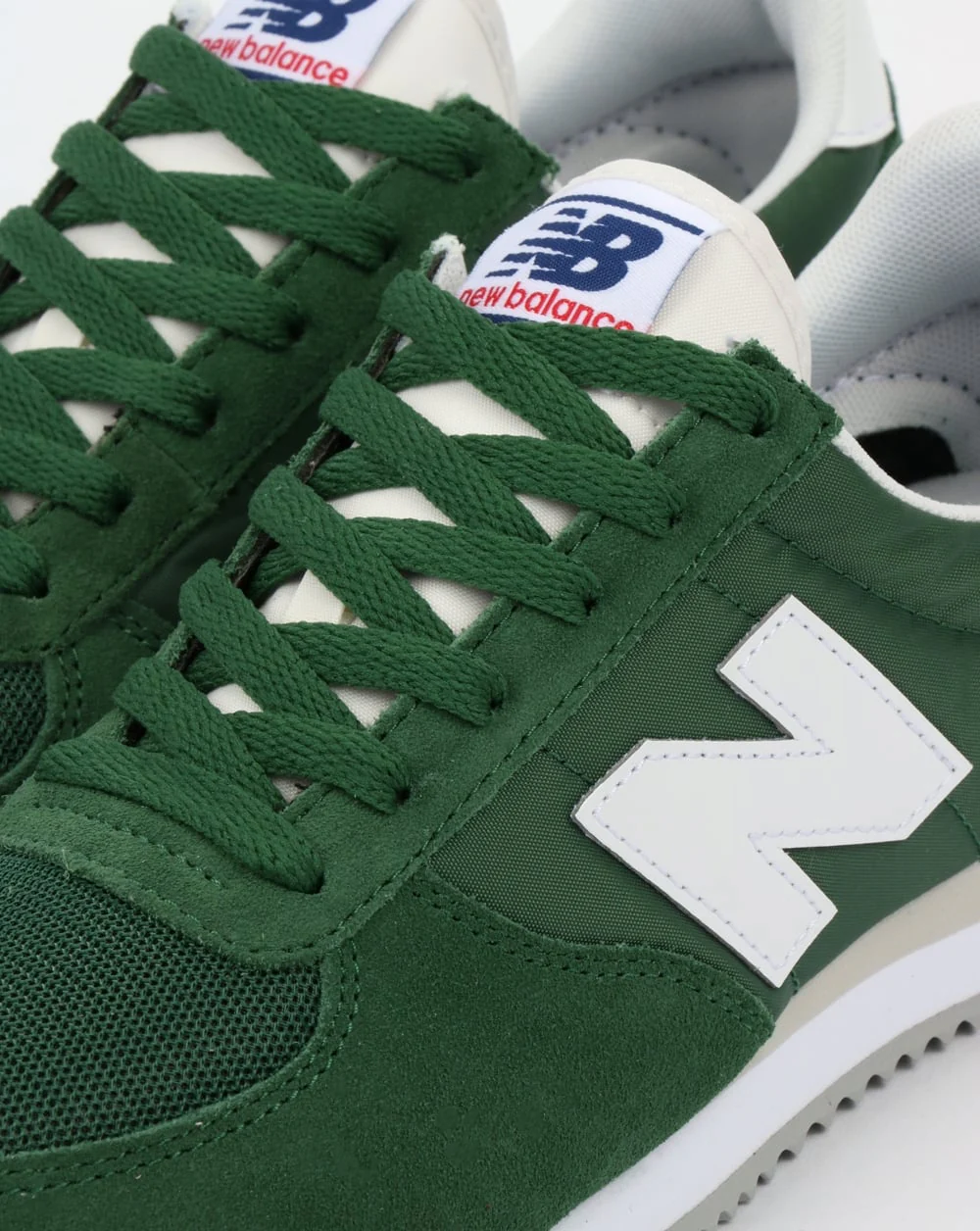 New Balance 220 Trainers Forest Green/White - Image 4