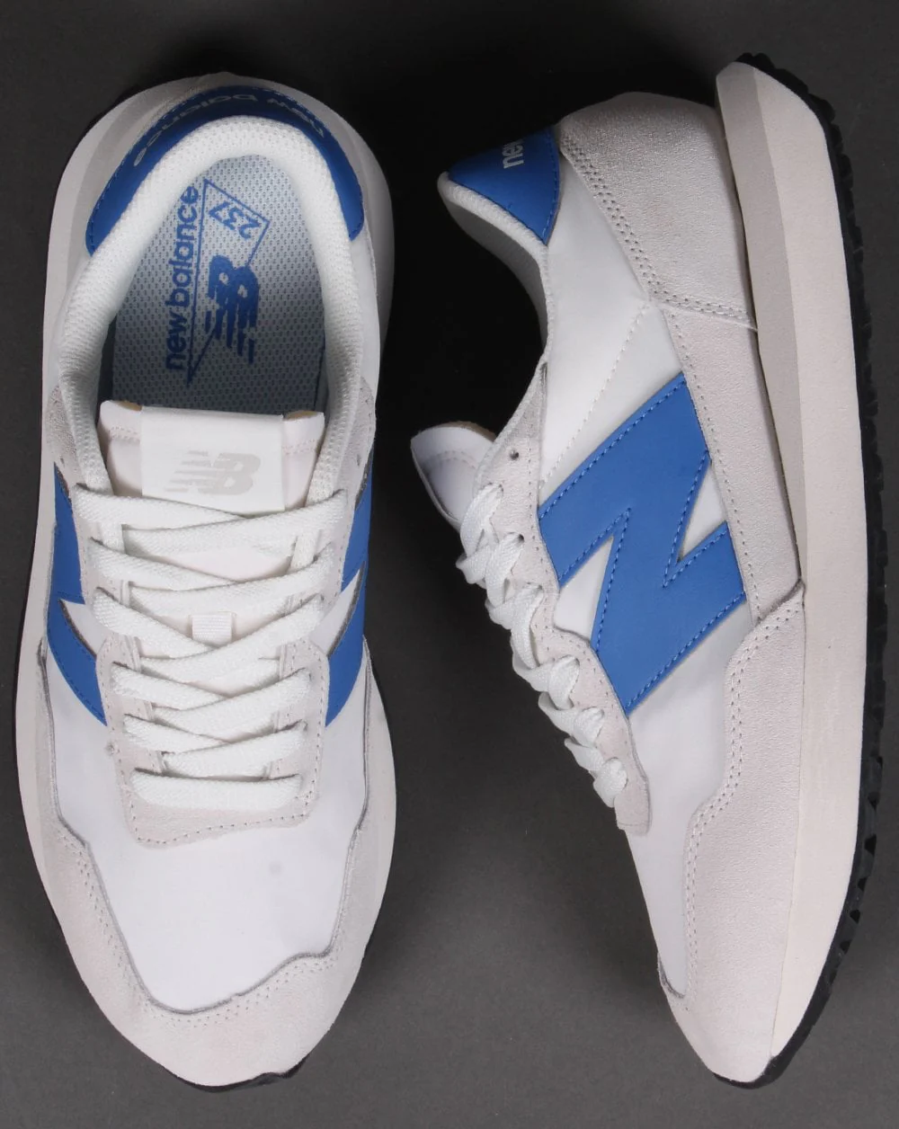 New Balance 237 Trainer White/Royal - Image 4