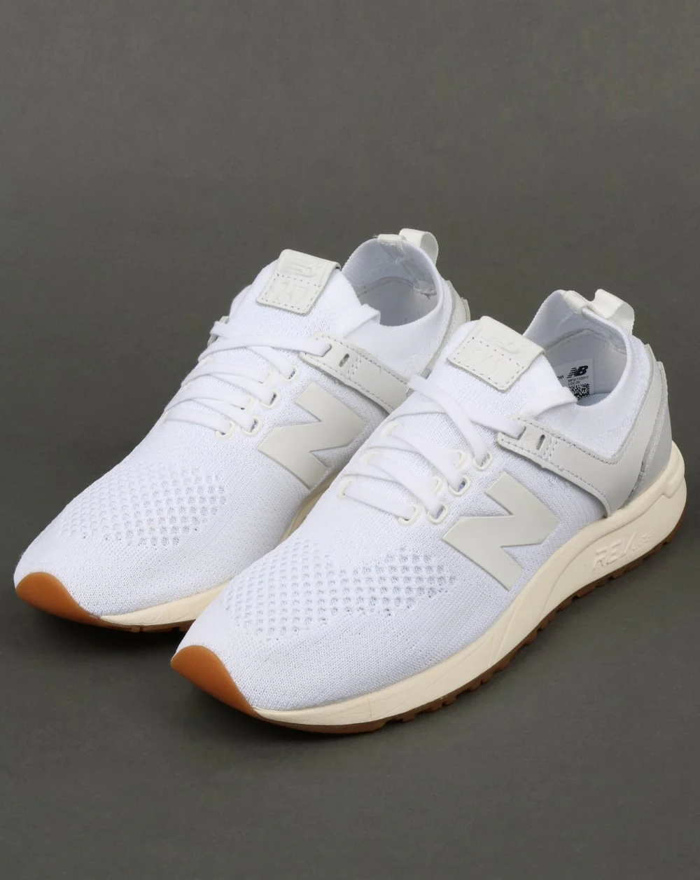 New Balance 247 Decon Trainers White/White - Image 3
