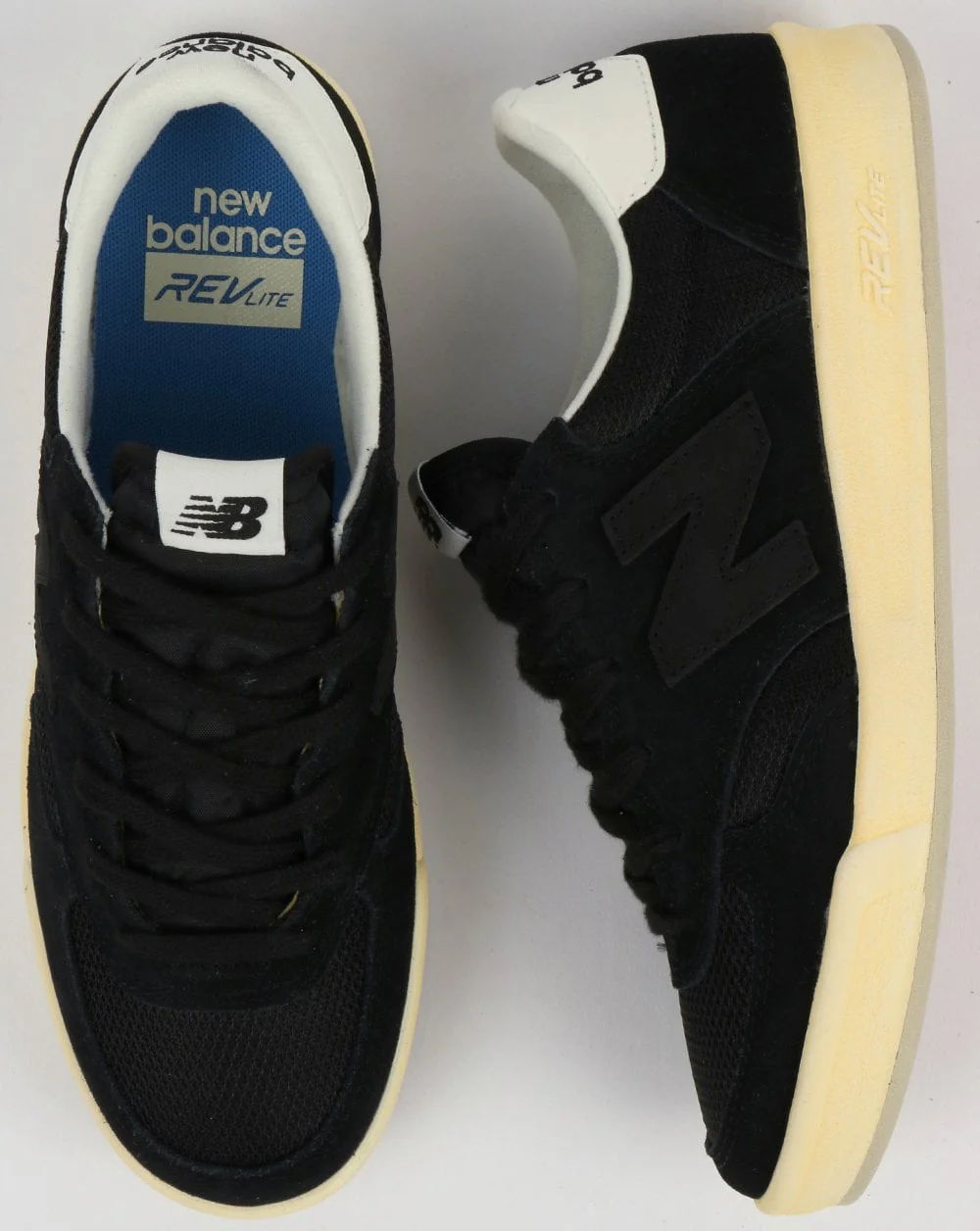 New Balance 300 Trainers Black/White - Image 2
