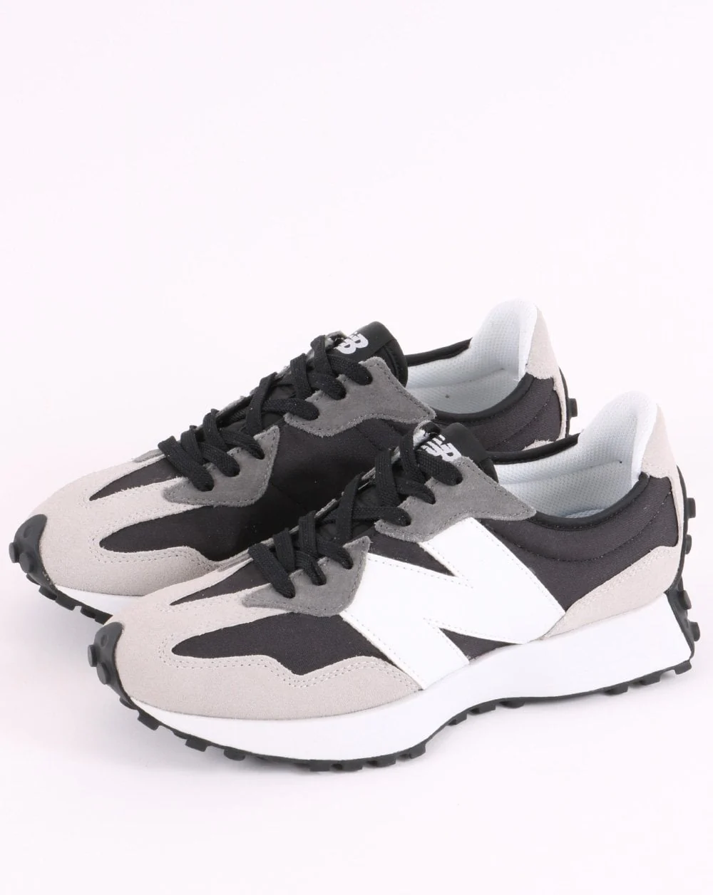 New Balance 327 Trainer Black/Grey - Image 3