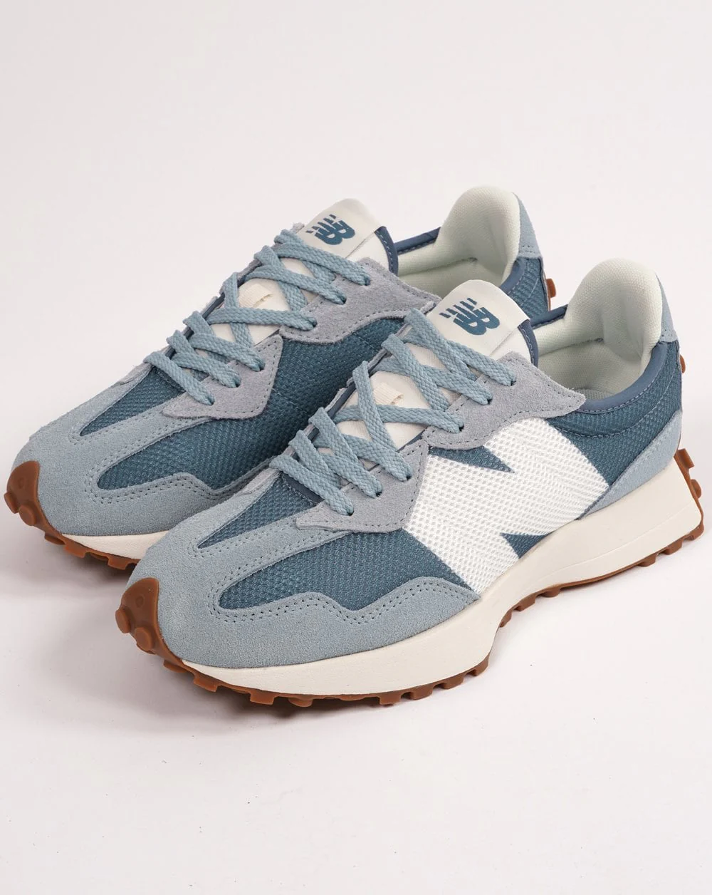 New Balance 327 Trainer Blue/White - Image 2