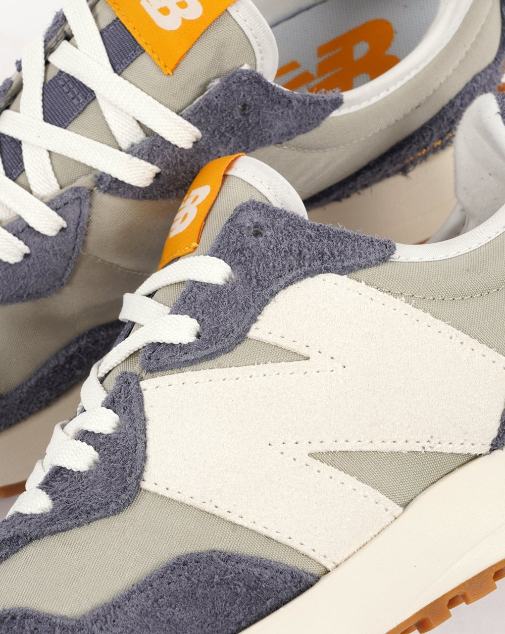 New Balance 327 Trainer Grey/Grey - Image 3
