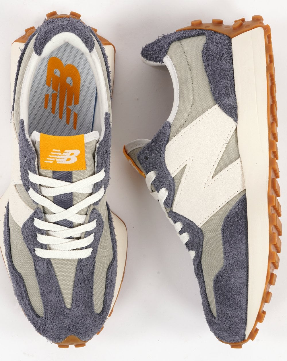 New Balance 327 Trainer Grey/Grey - Image 4