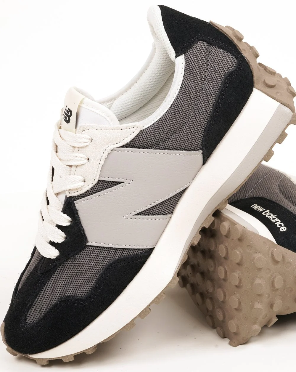 New Balance 327 Trainers Black/Grey