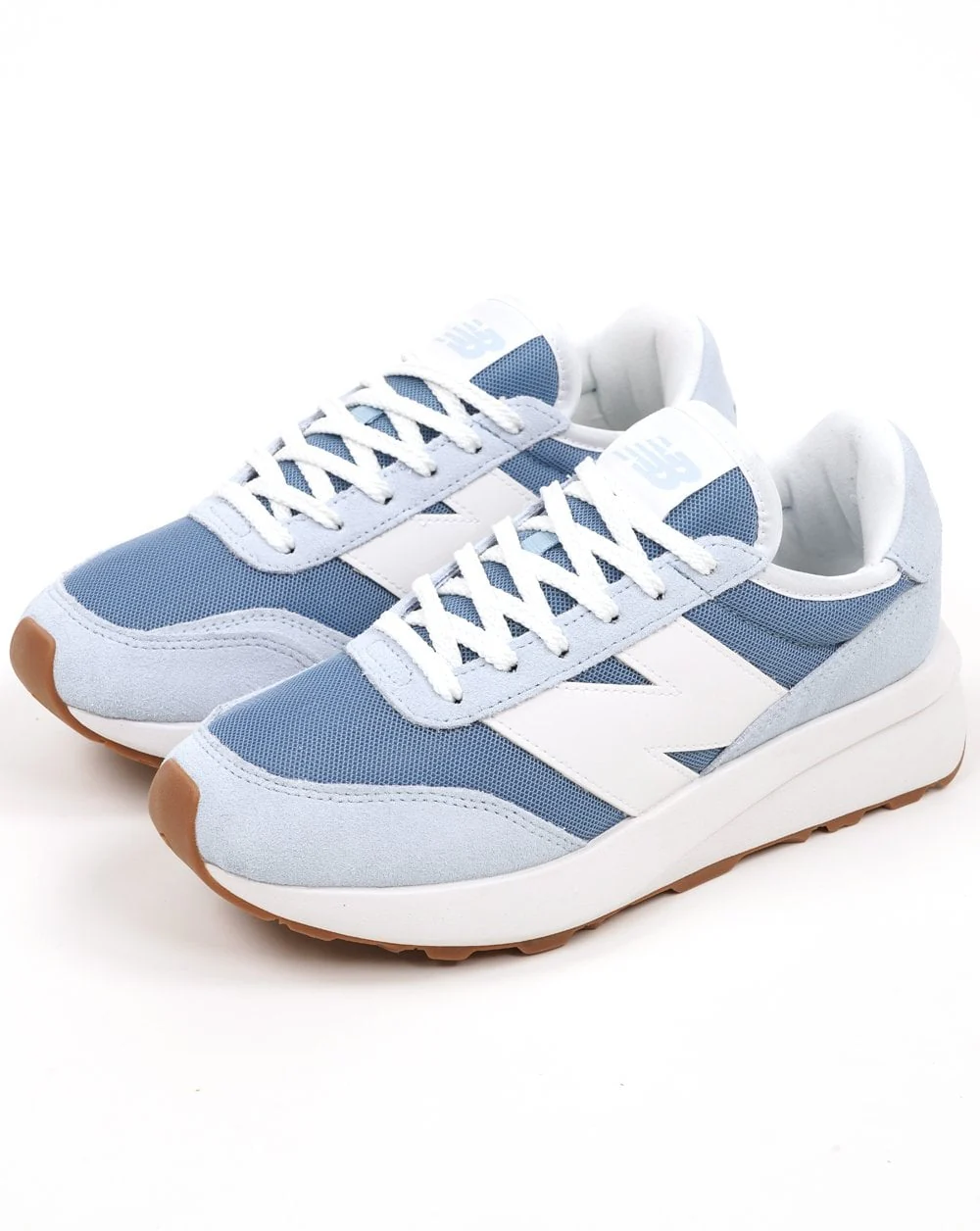 New Balance 370 Trainers Ice Blue - Image 2
