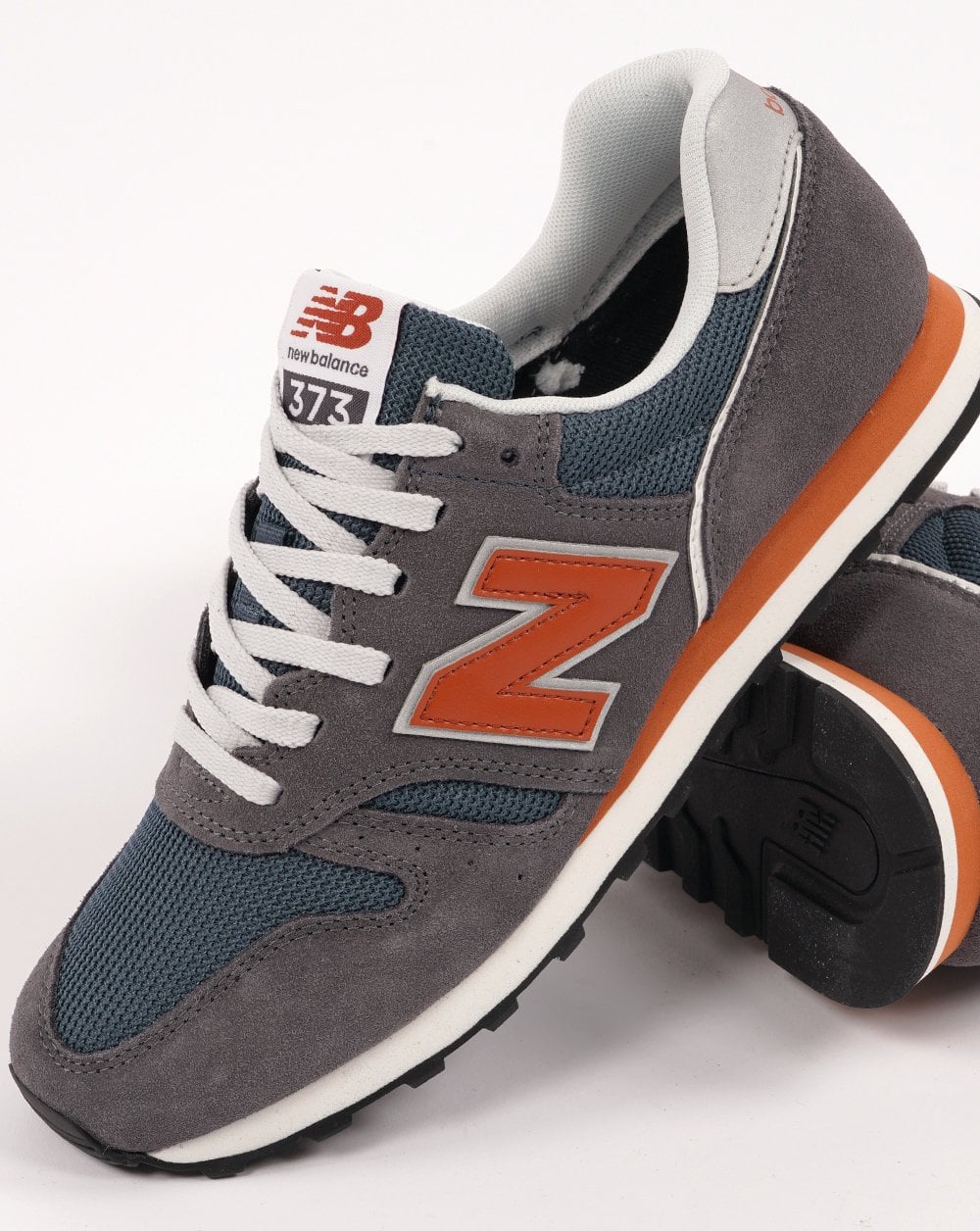 New Balance 373 Trainer Dark Grey/Orange