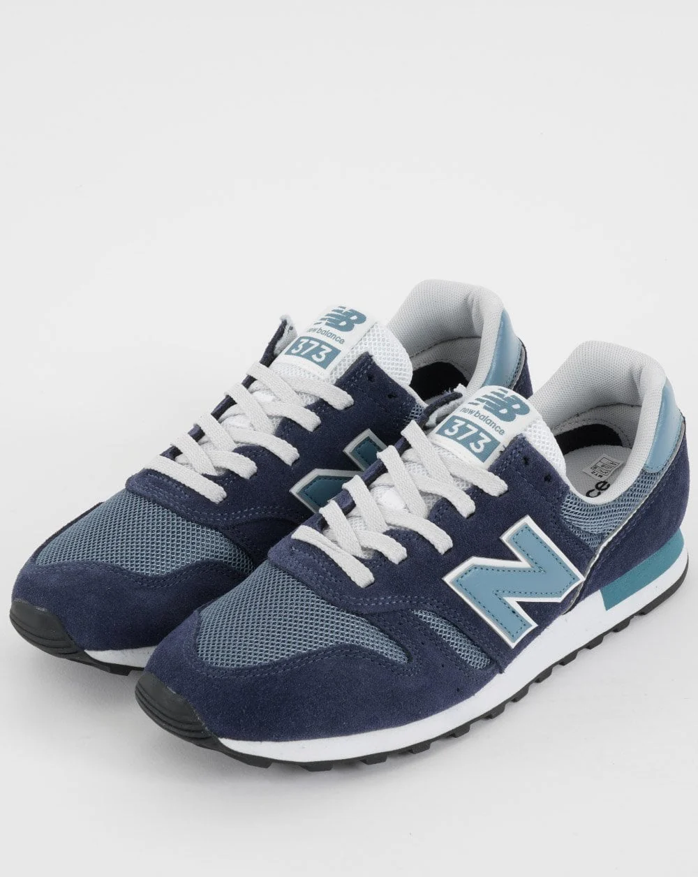New Balance 373 Trainer Navy/Sky Blue - Image 3