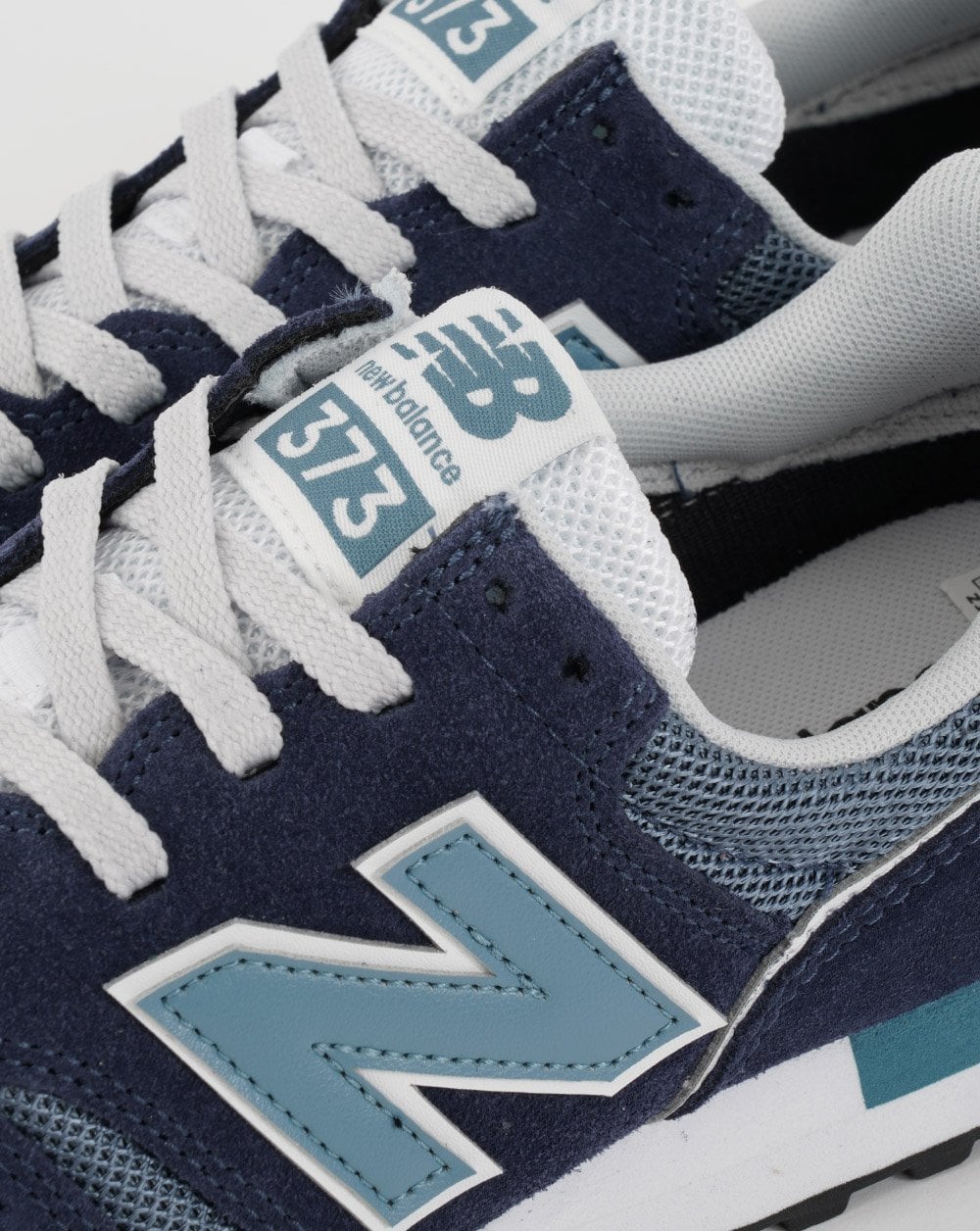 New Balance 373 Trainer Navy/Sky Blue - Image 4