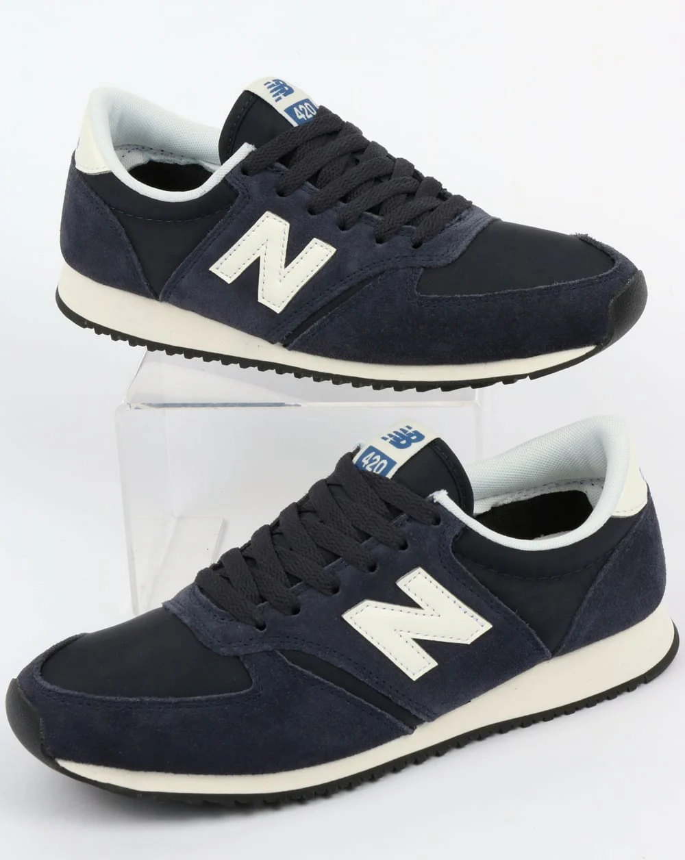 New Balance 420 Trainers Navy/Off White