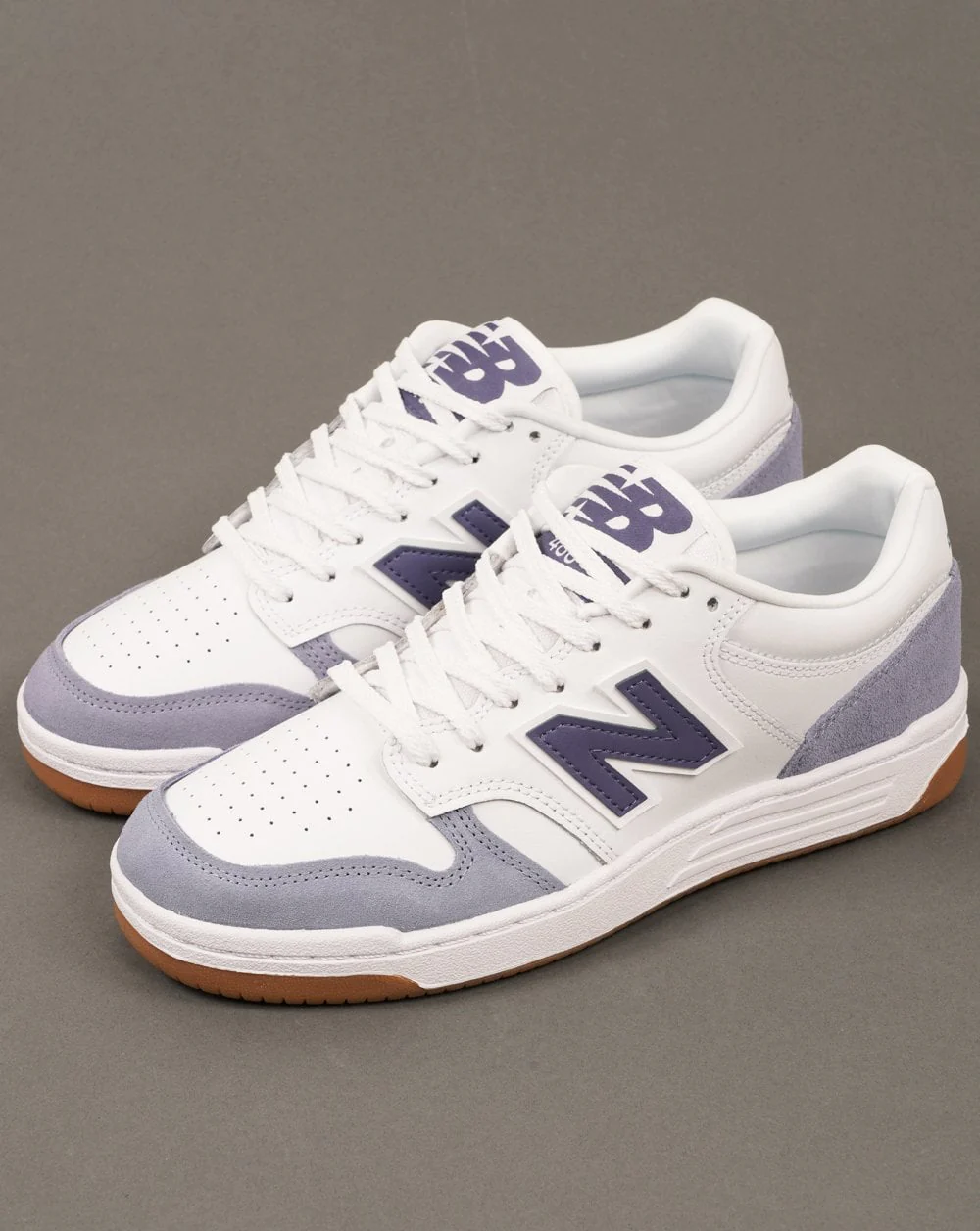 New Balance 480 Trainer White/Blue - Image 2