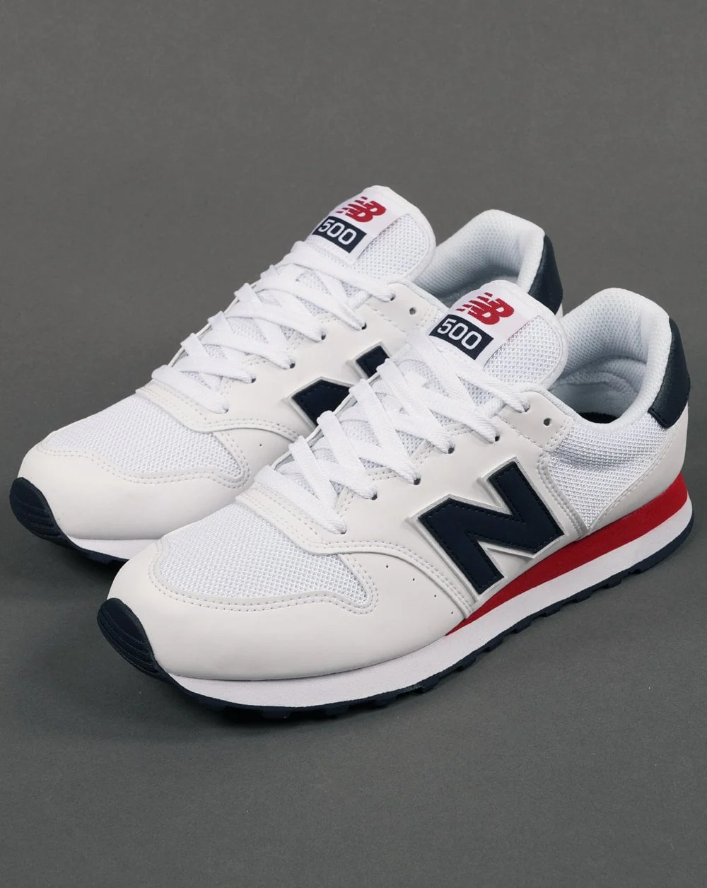 New Balance 500 Trainer White - Image 2