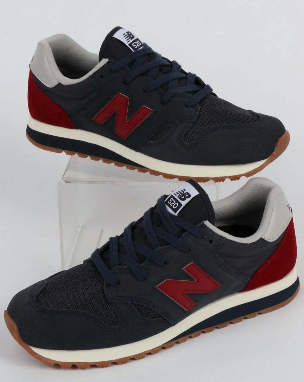 New Balance 520 Trainers Outerspace/Scarlet