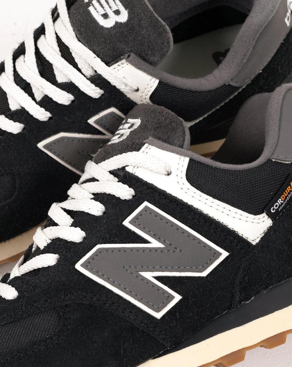 New Balance 574 Trainer Black/Grey - Image 3