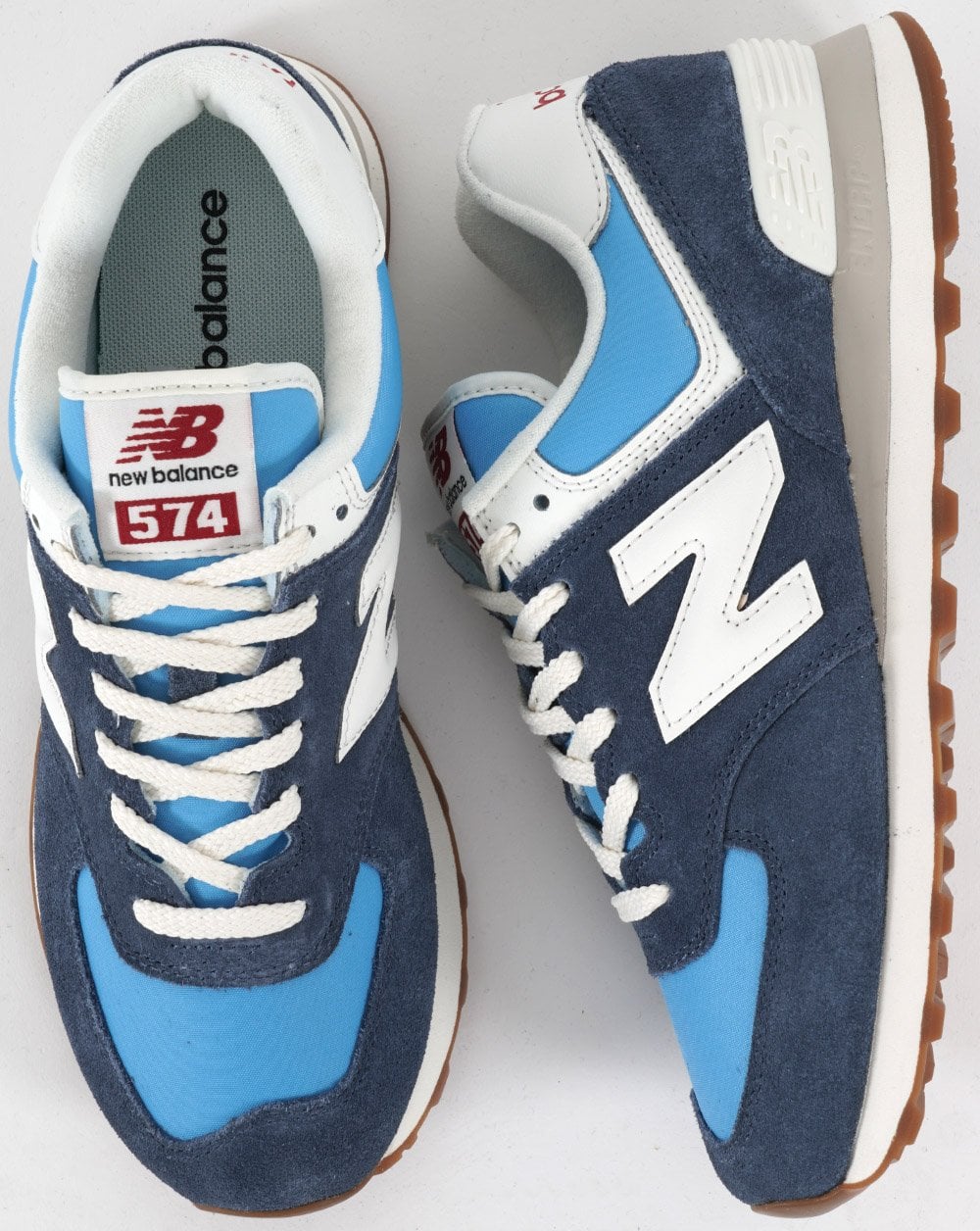 New Balance 574 Trainer Blue - Image 2