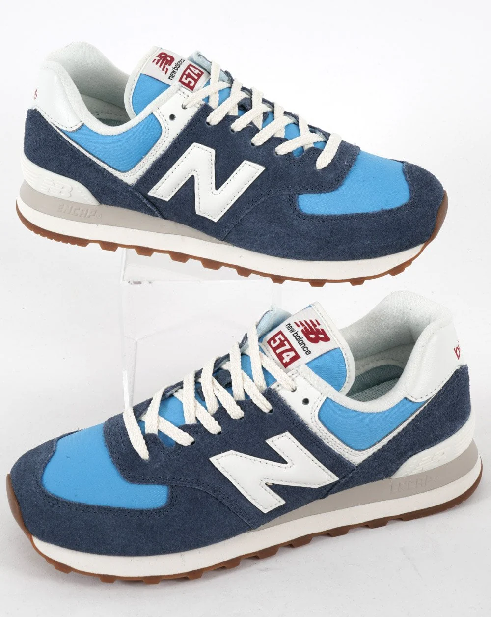 New Balance 574 Trainer Blue - Image 3